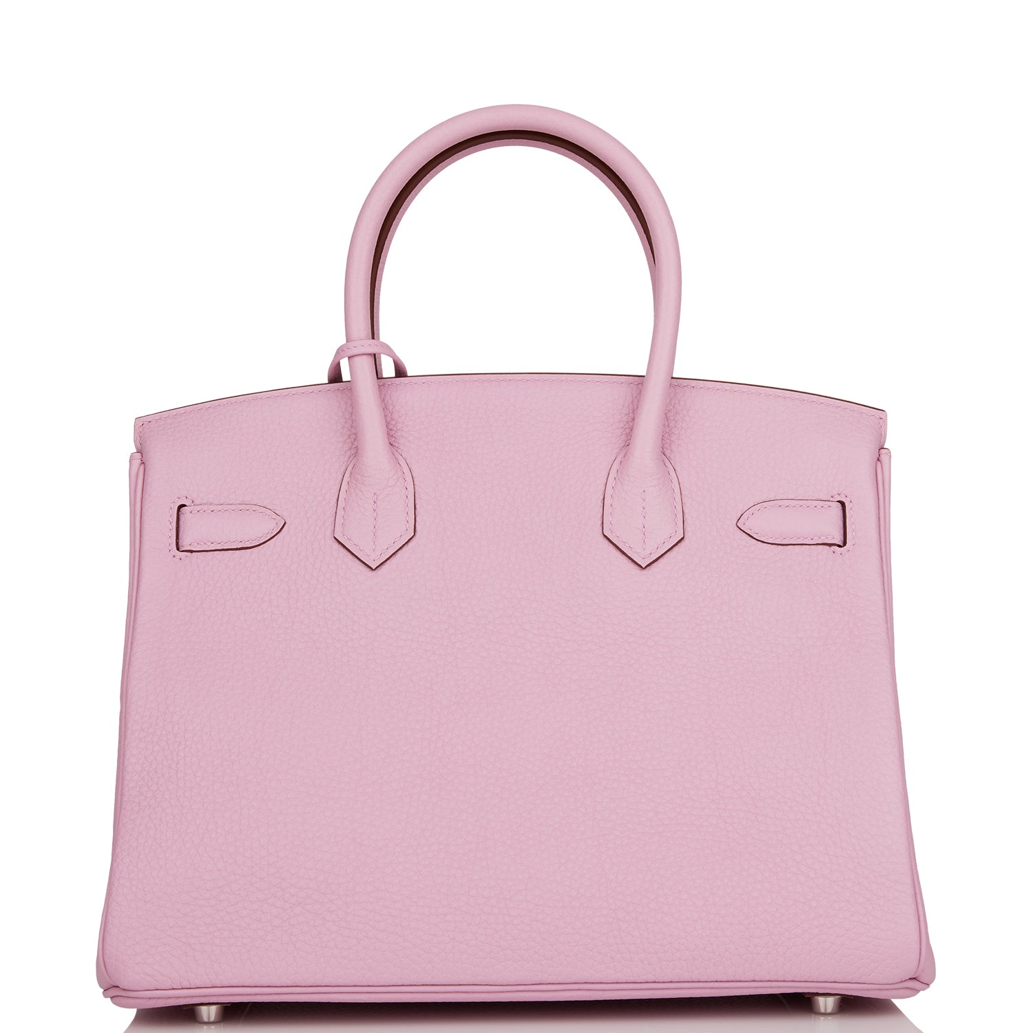 Hermes Birkin Mauve Sylvestre Clemence Palladium Hardware Handbag Travel Bag