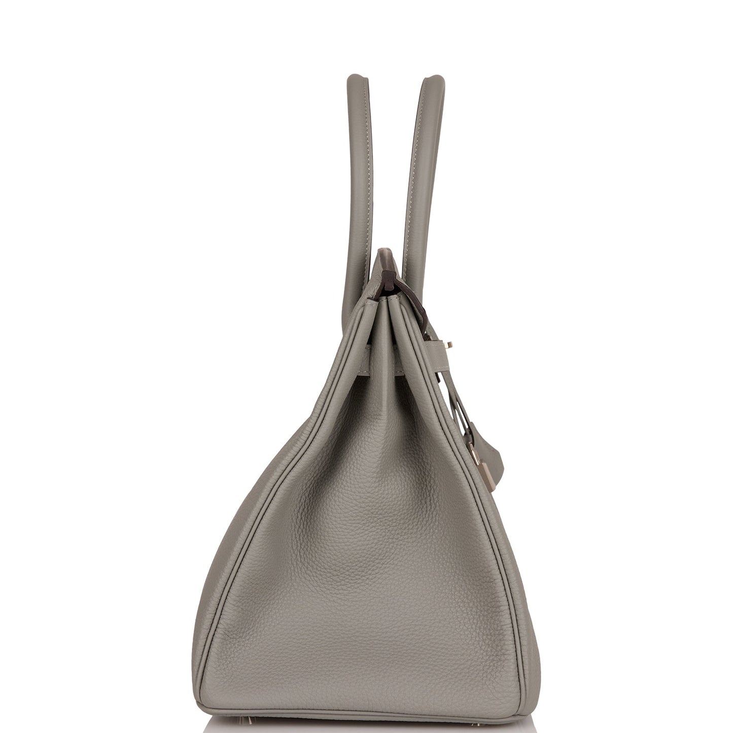 Hermes Birkin Gris Mouette Verso Togo Palladium Hardware Travel Bag