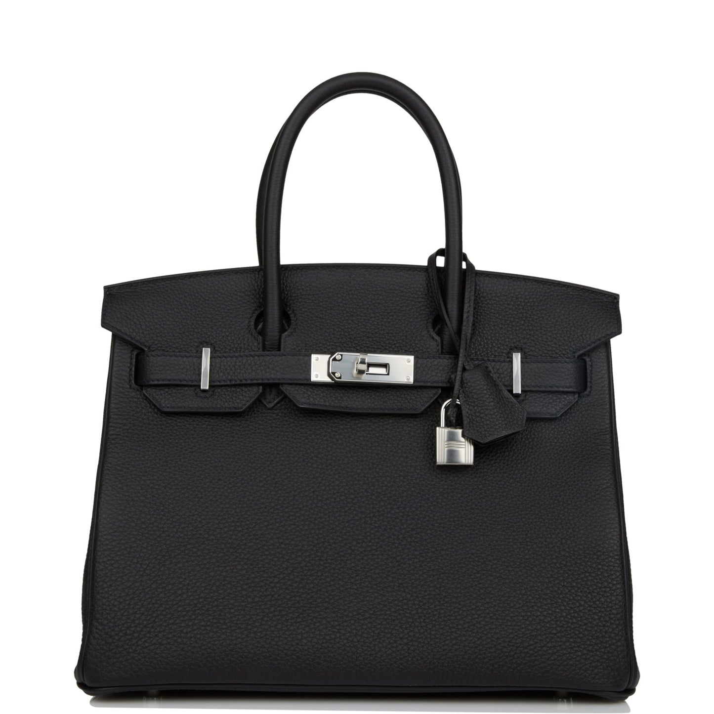 Hermes Birkin Togo Palladium Hardware Handbag Black Travel Bag Hardware 10