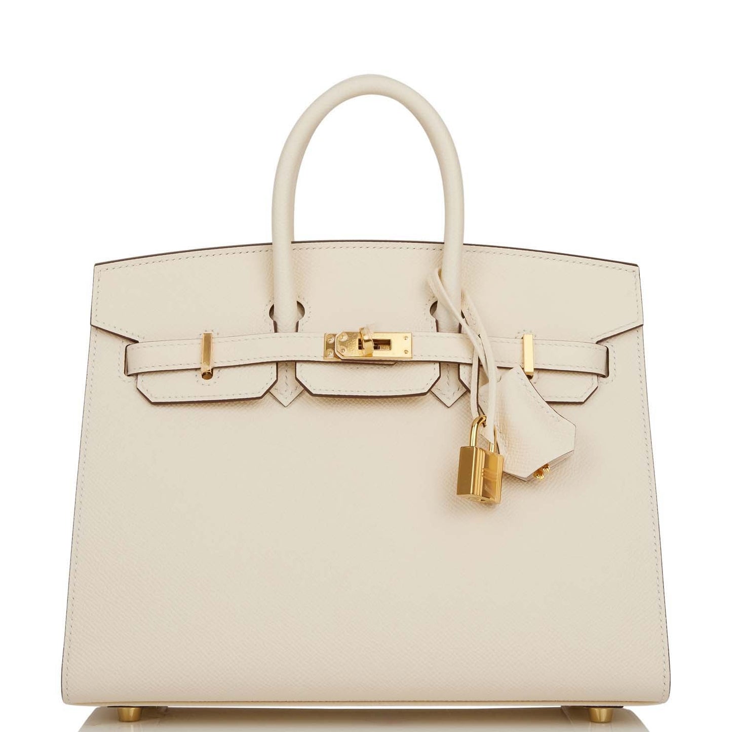 Hermes Birkin Sellier Nata Epsom Hardware Handbag Gold Travel Bag Gold Hardware