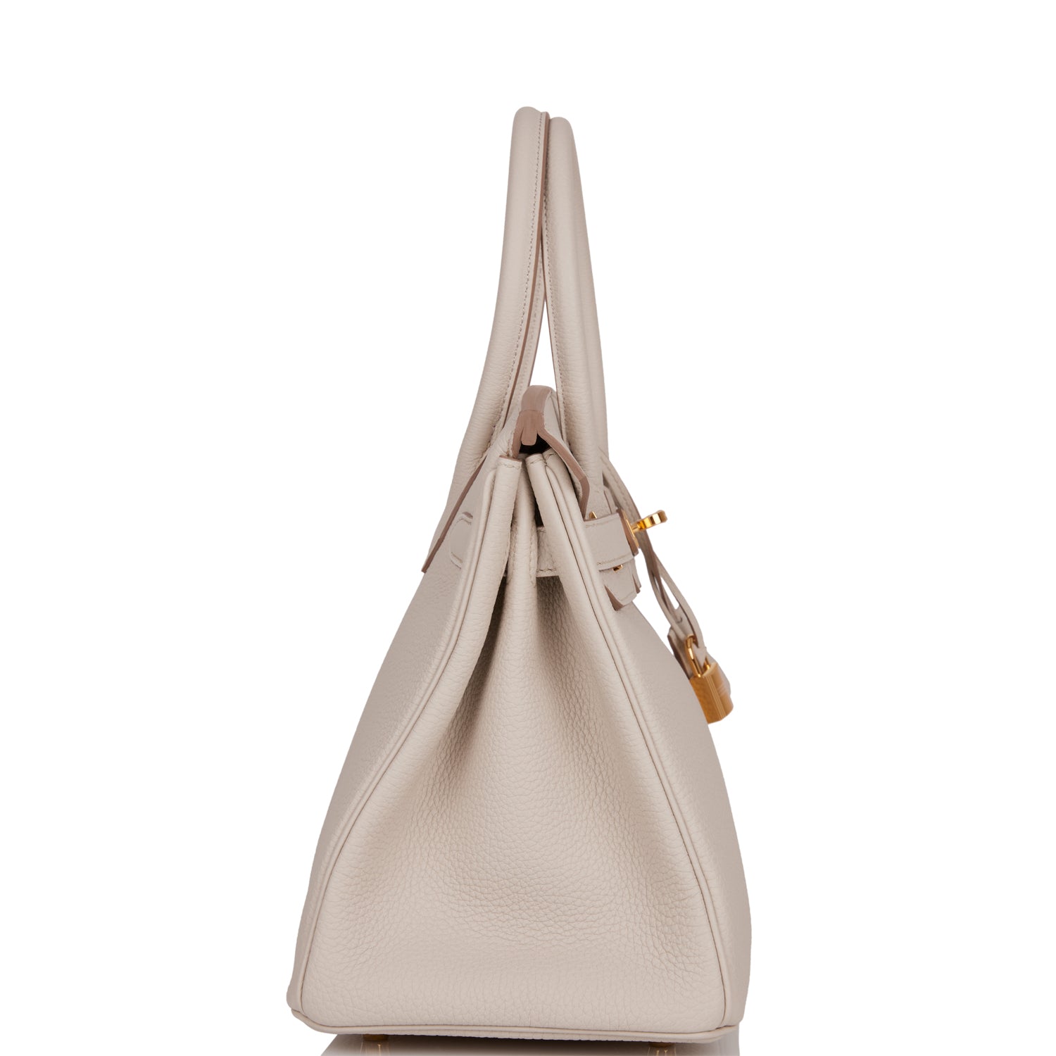 Hermes Birkin Beton Togo Hardware Handbag Gold Travel Bag Gold Hardware