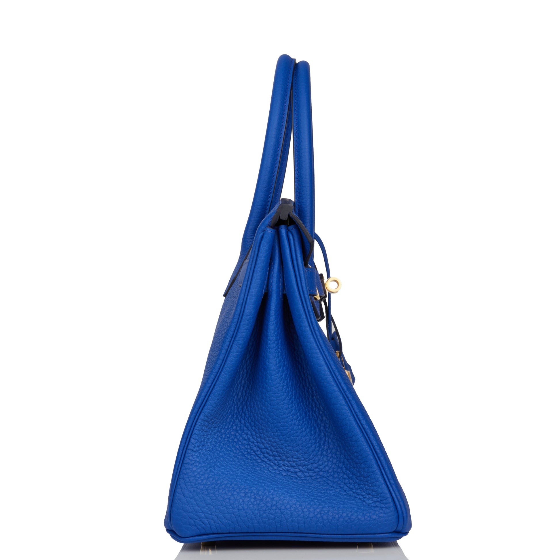 Hermes Birkin Bleu Royal Togo Hardware Handbag Gold Travel Bag Gold Hardware