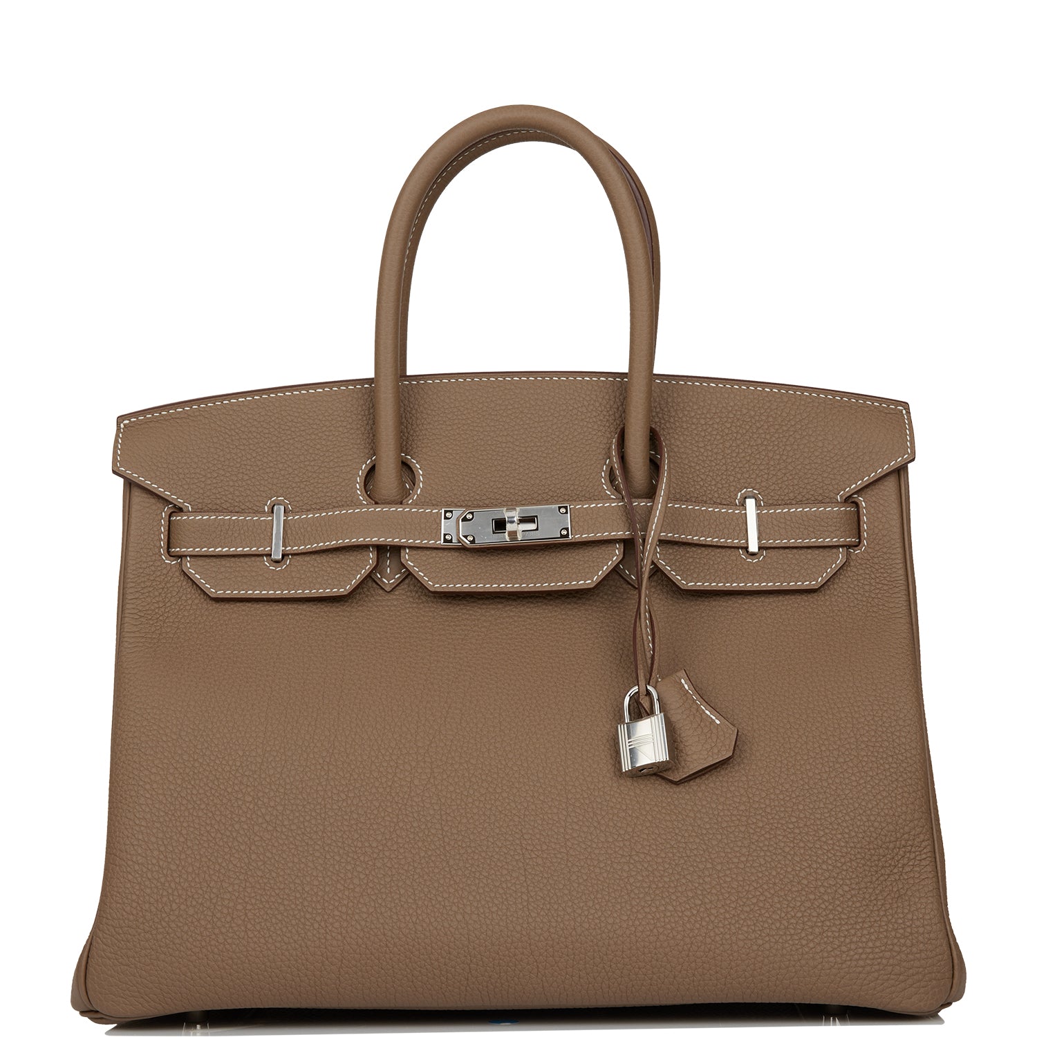 Hermes Birkin Etoupe Togo Palladium Hardware Handbag Travel Bag Hardware 2