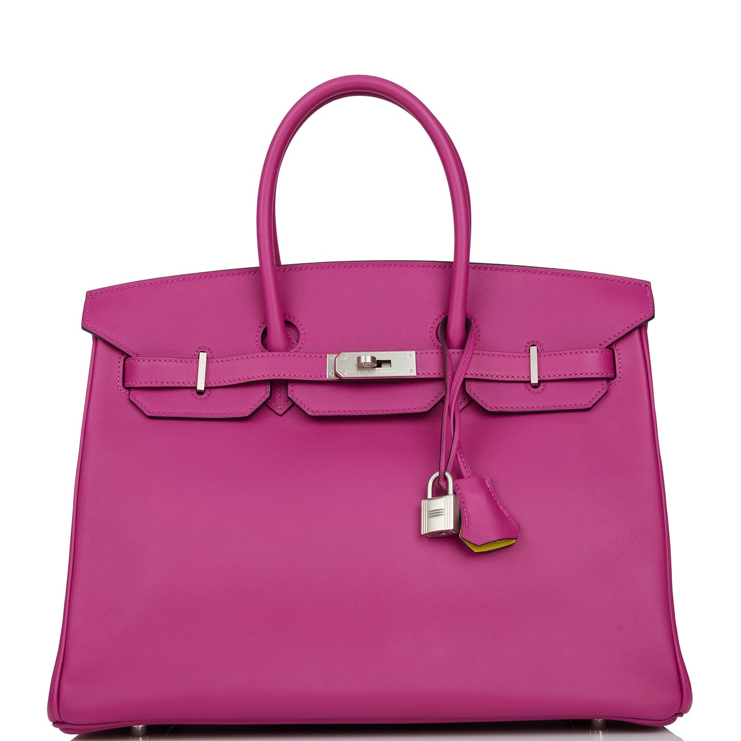 Hermes Special Order Hss Birkin Rose Pourpre Verso Travel Bag