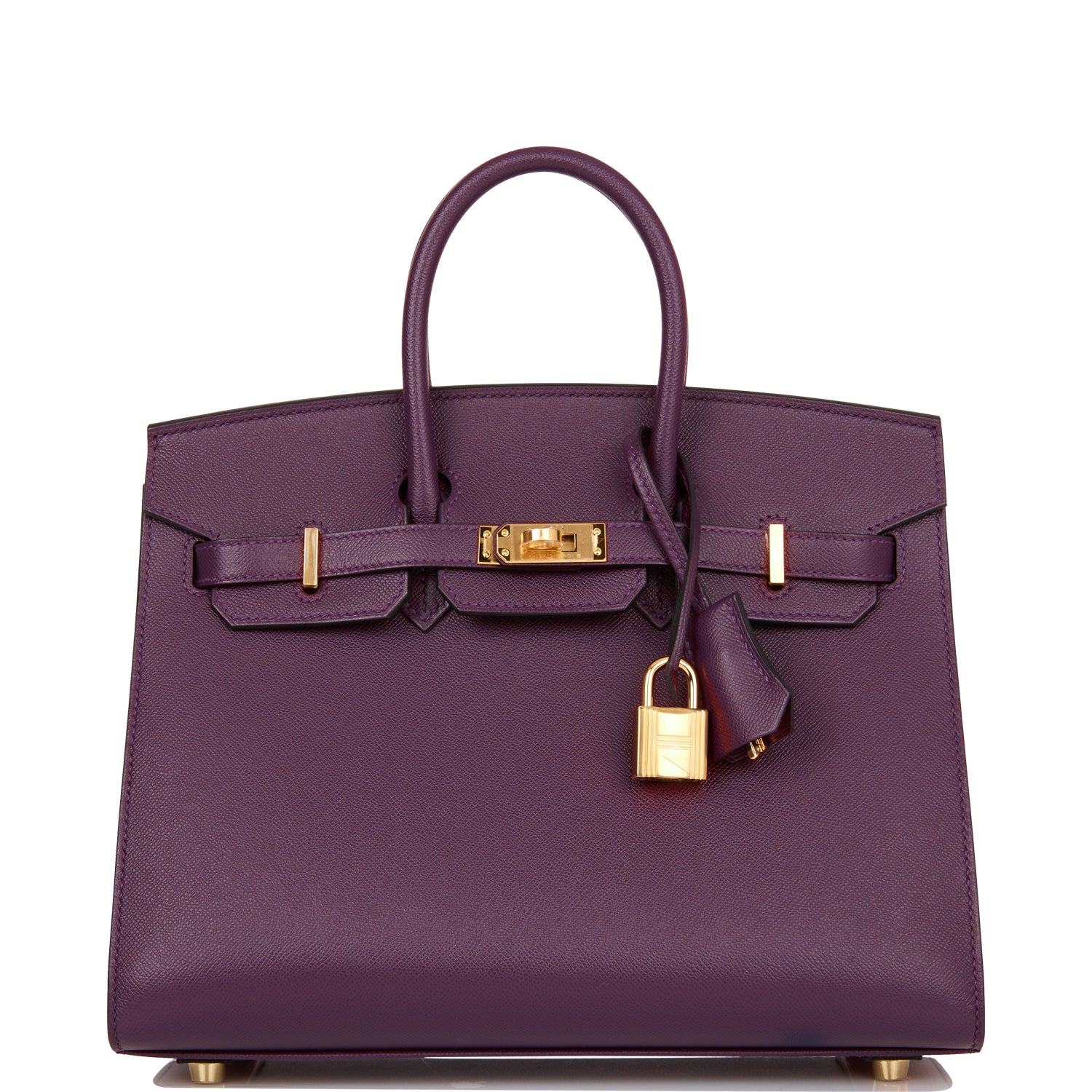 Hermes Birkin Sellier Cassis Veau Madame Hardware Handbag Gold Travel Bag