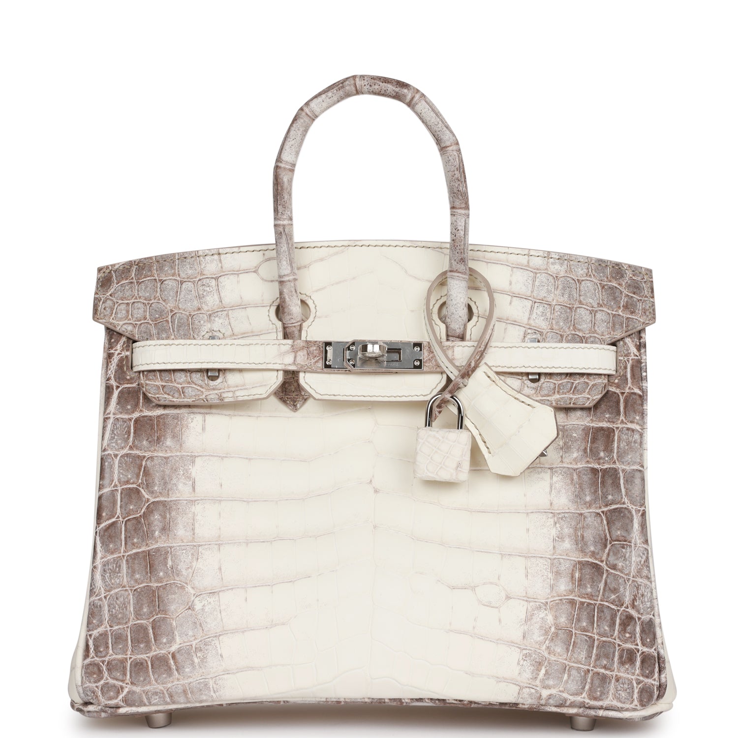 Hermes Birkin Himalaya Niloticus Crocodile Palladium Hardware Handbag Travel Bag Palladium Hardware 1