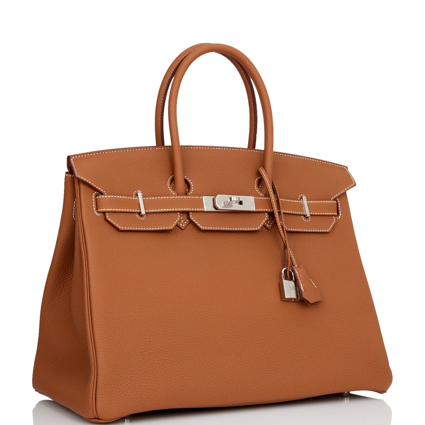 Hermes Birkin Togo Palladium Hardware Handbag Gold Travel Bag Hardware 2