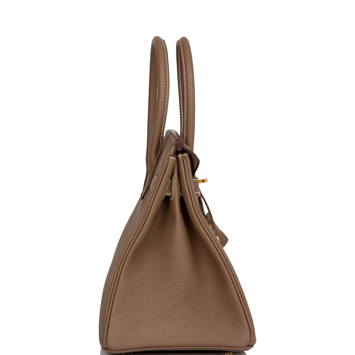 Hermes Birkin Etoupe Togo Hardware Handbag Gold Travel Bag 8