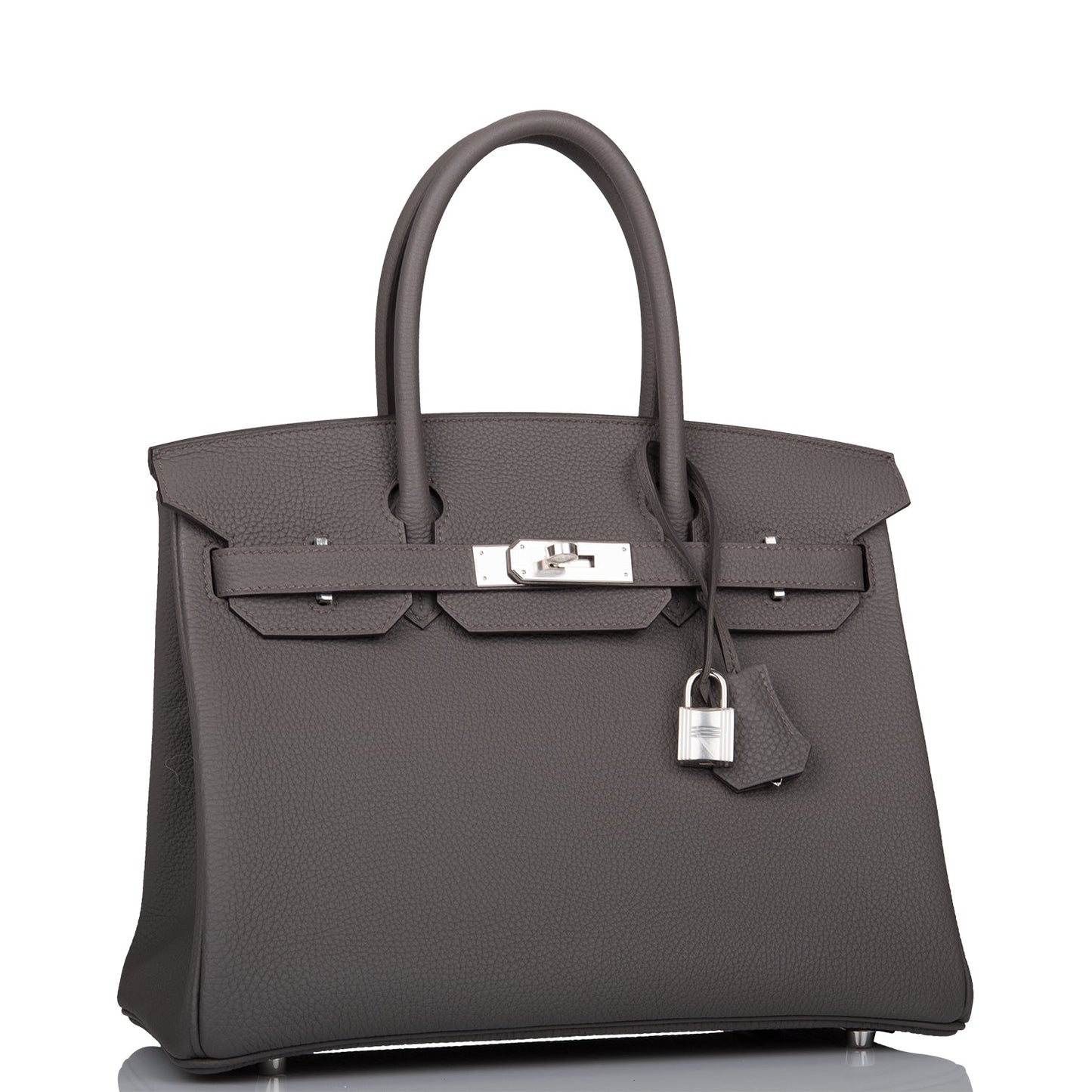 Hermes Birkin Etain Togo Palladium Hardware Handbag Travel Bag 4