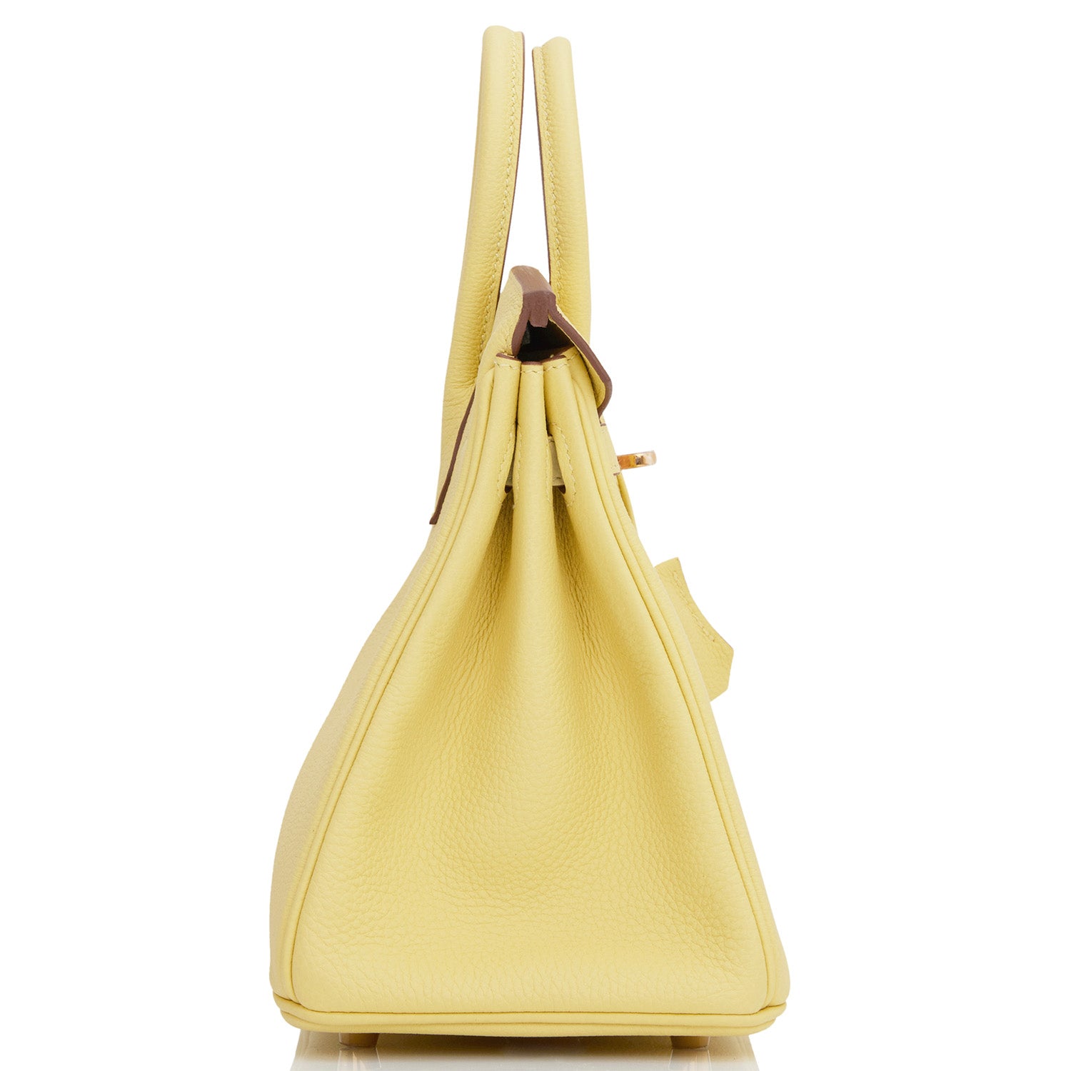 Hermes Birkin Jaune Poussin Togo Hardware Handbag Gold Travel Bag