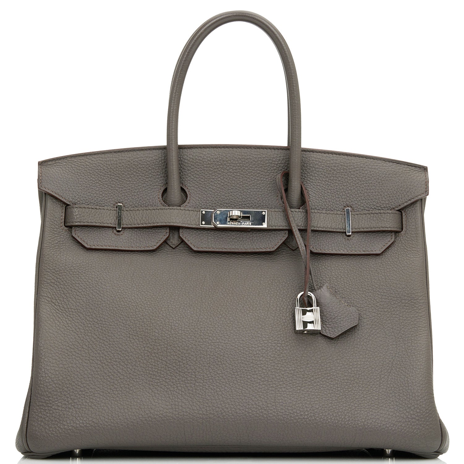 Hermes Birkin Etain Togo Palladium Hardware Handbag Travel Bag