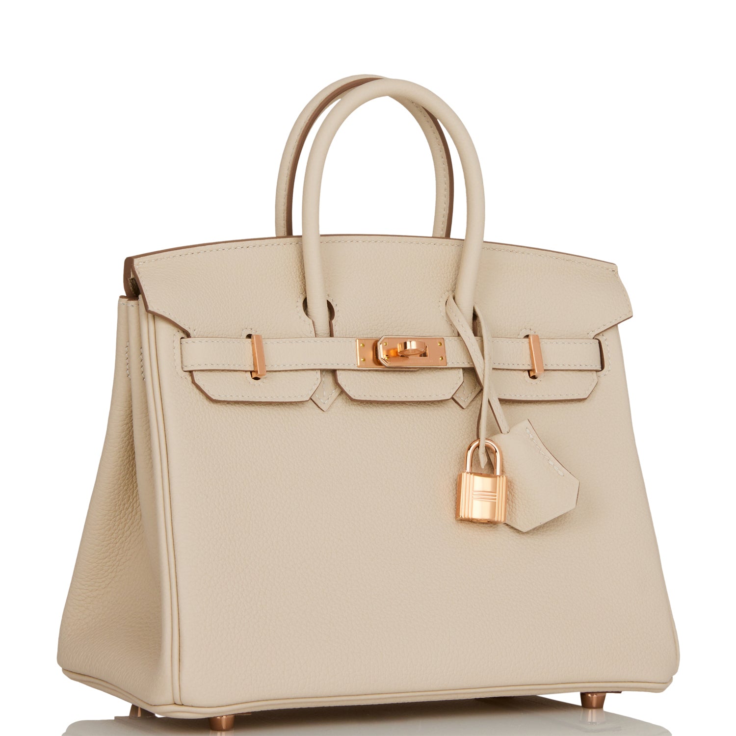 Hermes Birkin Craie Togo Rose Hardware Handbag Gold Travel Bag Hardware 3