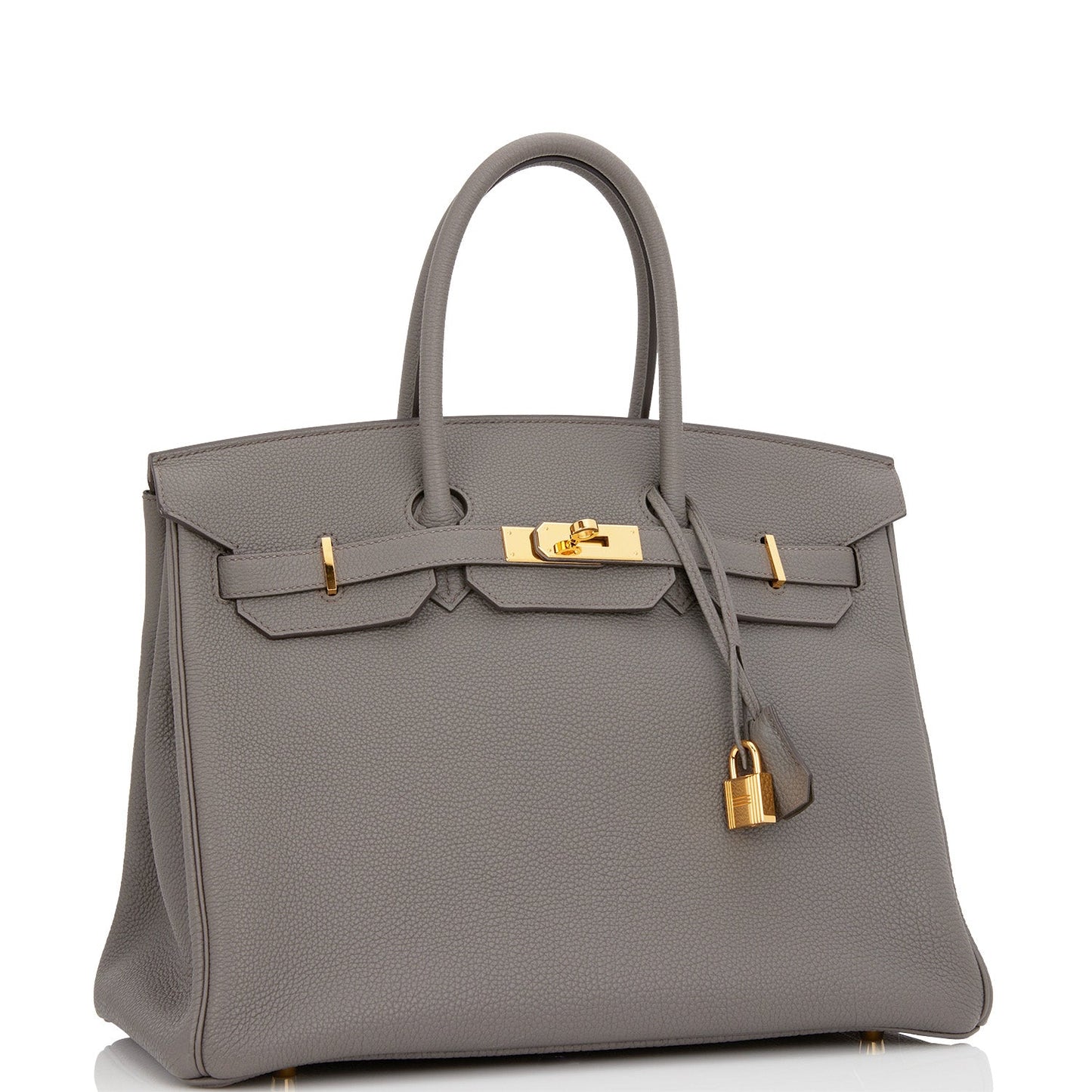 Hermes Birkin Etain Togo Hardware Handbag Gold Travel Bag