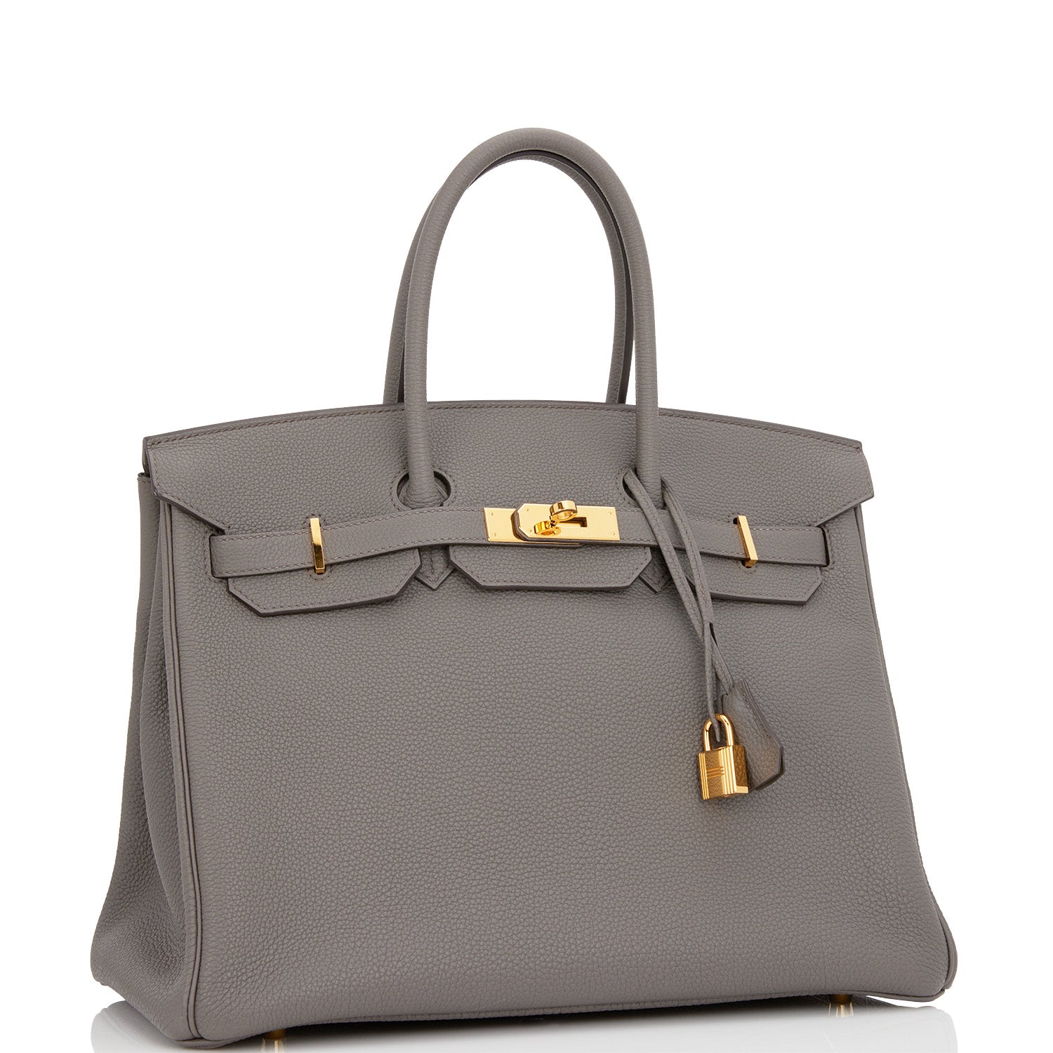 Hermes Birkin Etain Togo Hardware Handbag Gold Travel Bag