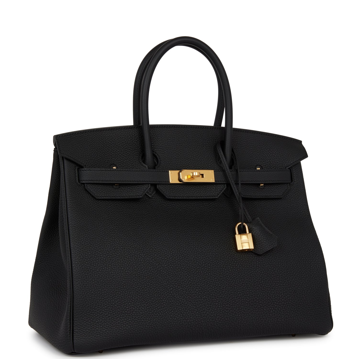 Hermes Birkin Togo Hardware Handbag Black Gold Travel Bag Hardware 8