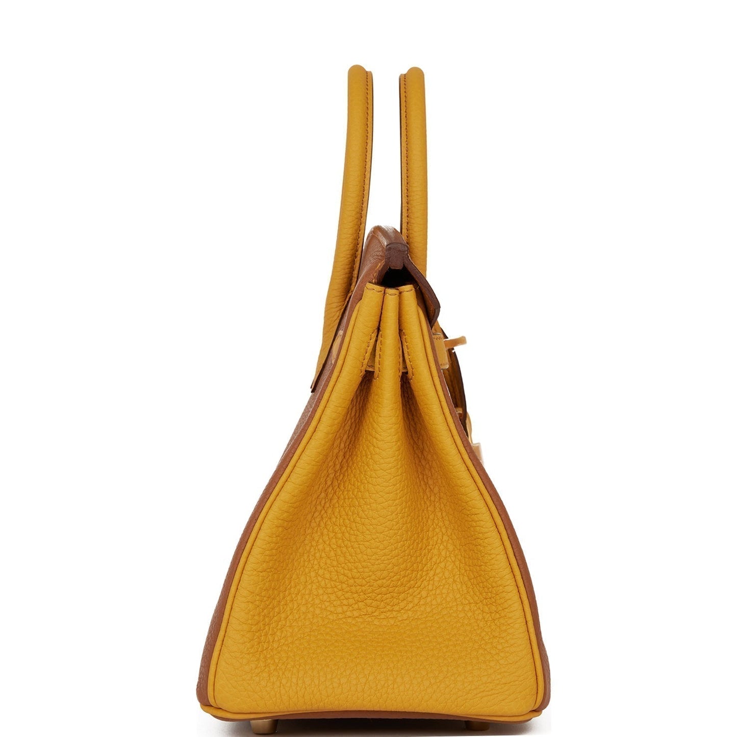 Hermes Special Order Hss Birkin And Jaune Ambre Togo Gold Travel Bag