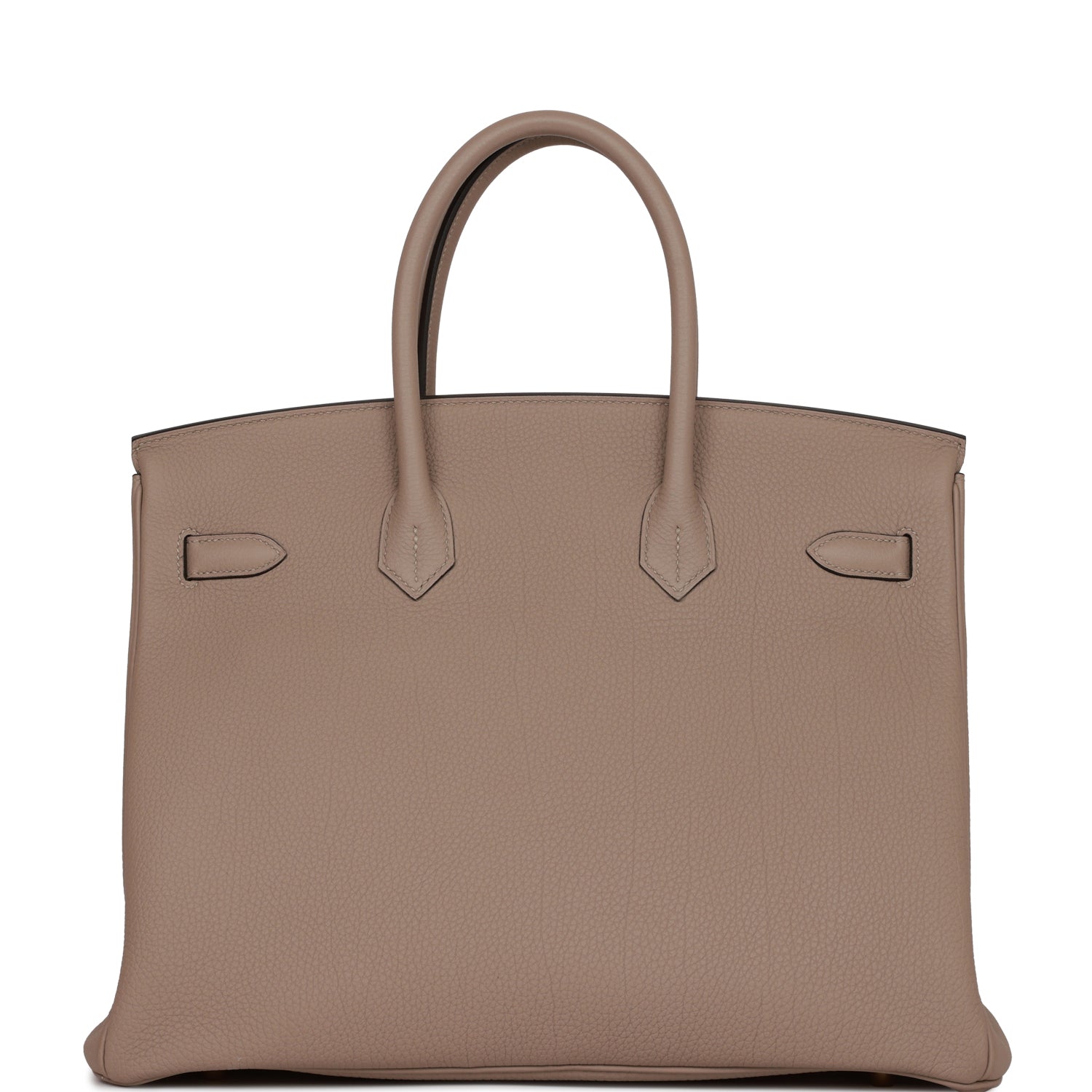 Hermes Birkin Gris Tourterelle Togo Hardware Handbag Gold Travel Bag