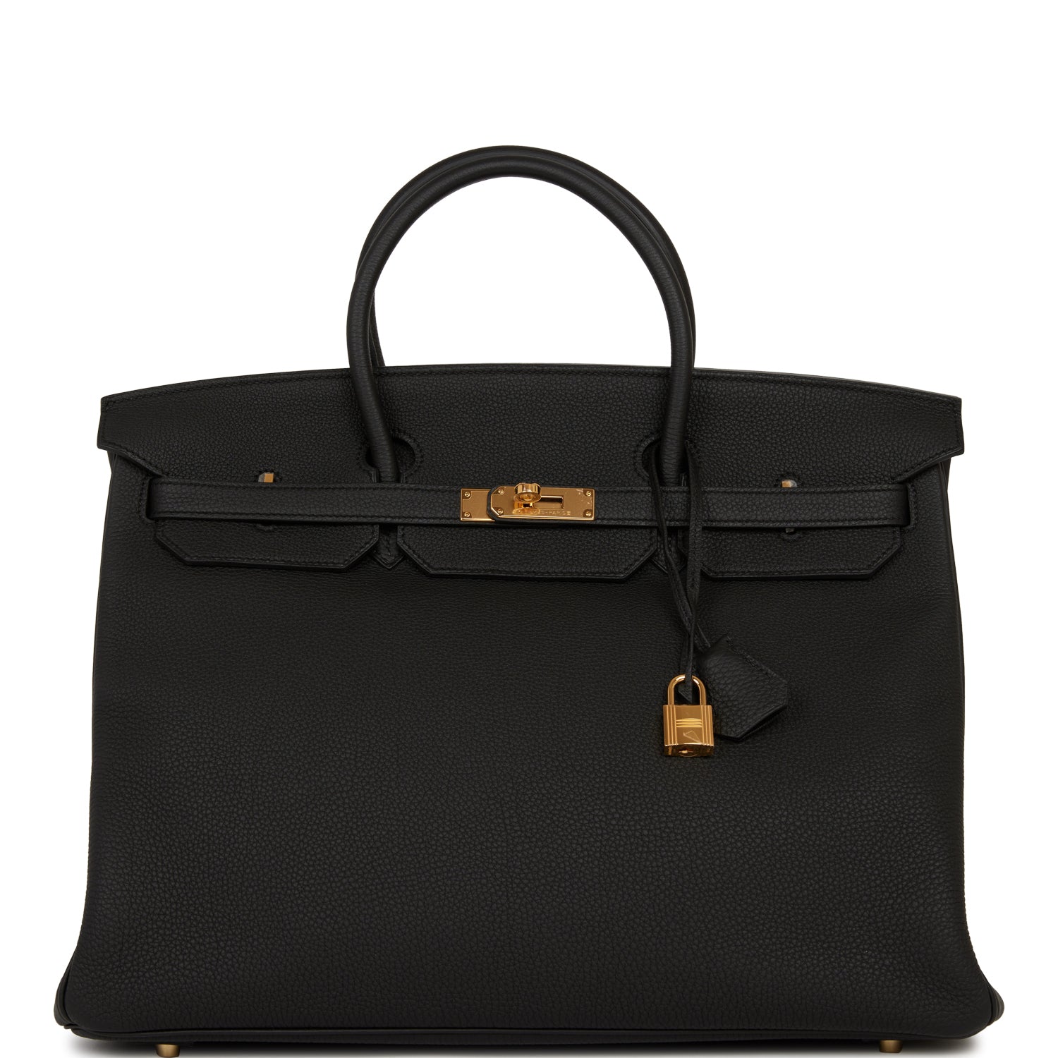 Hermes Birkin Togo Hardware Handbag Black Gold Travel Bag Hardware 1