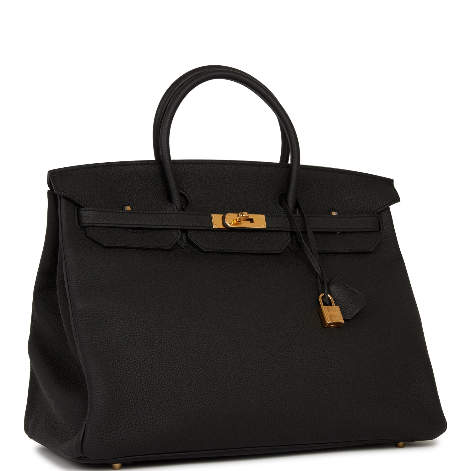Hermes Birkin Togo Hardware Handbag Black Gold Travel Bag Hardware 1
