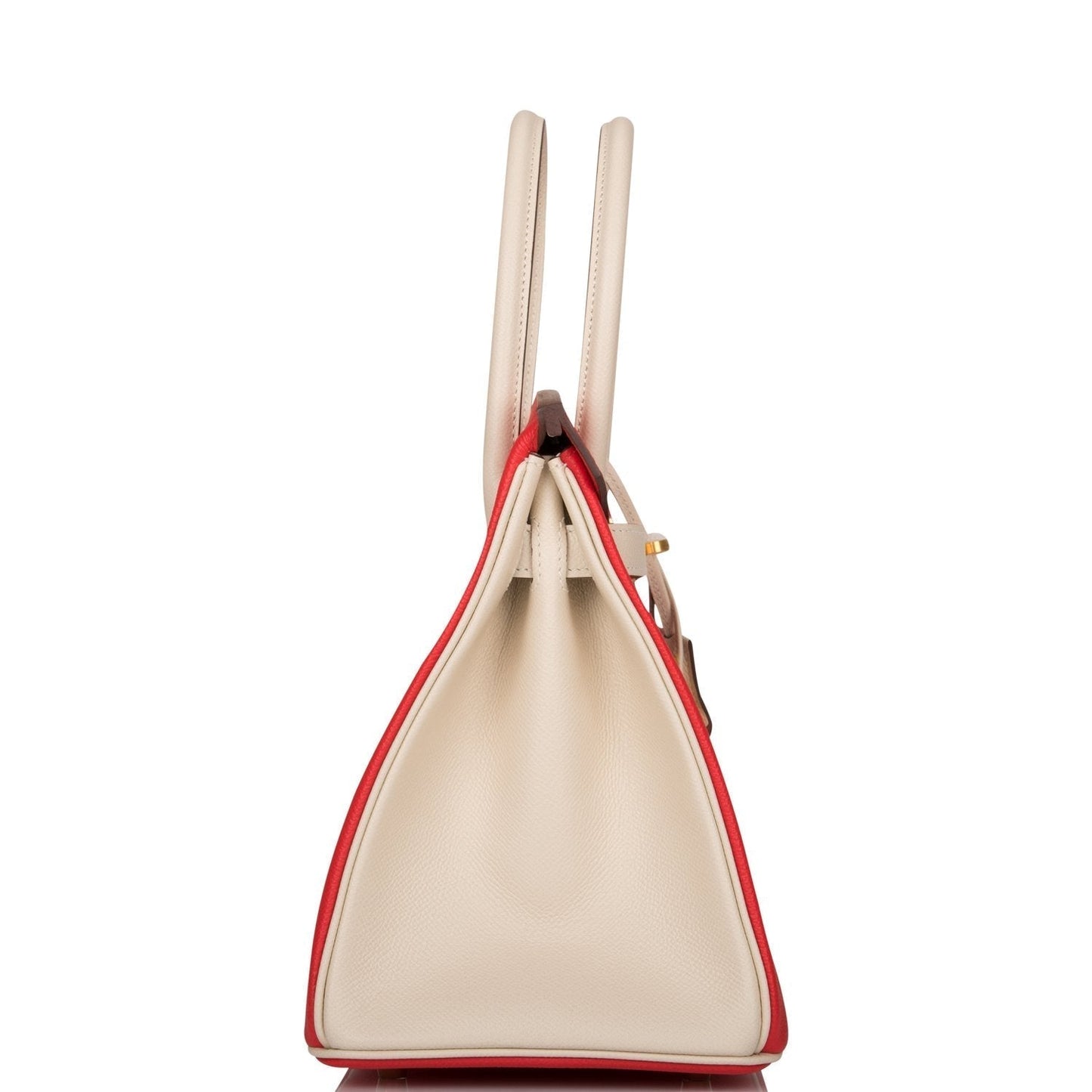 Hermes Special Order Hss Birkin Rouge De Coeur Gold Travel Bag