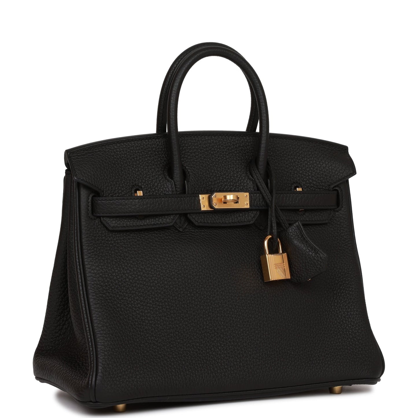 Hermes Birkin Togo Hardware Handbag Black Gold Travel Bag 47