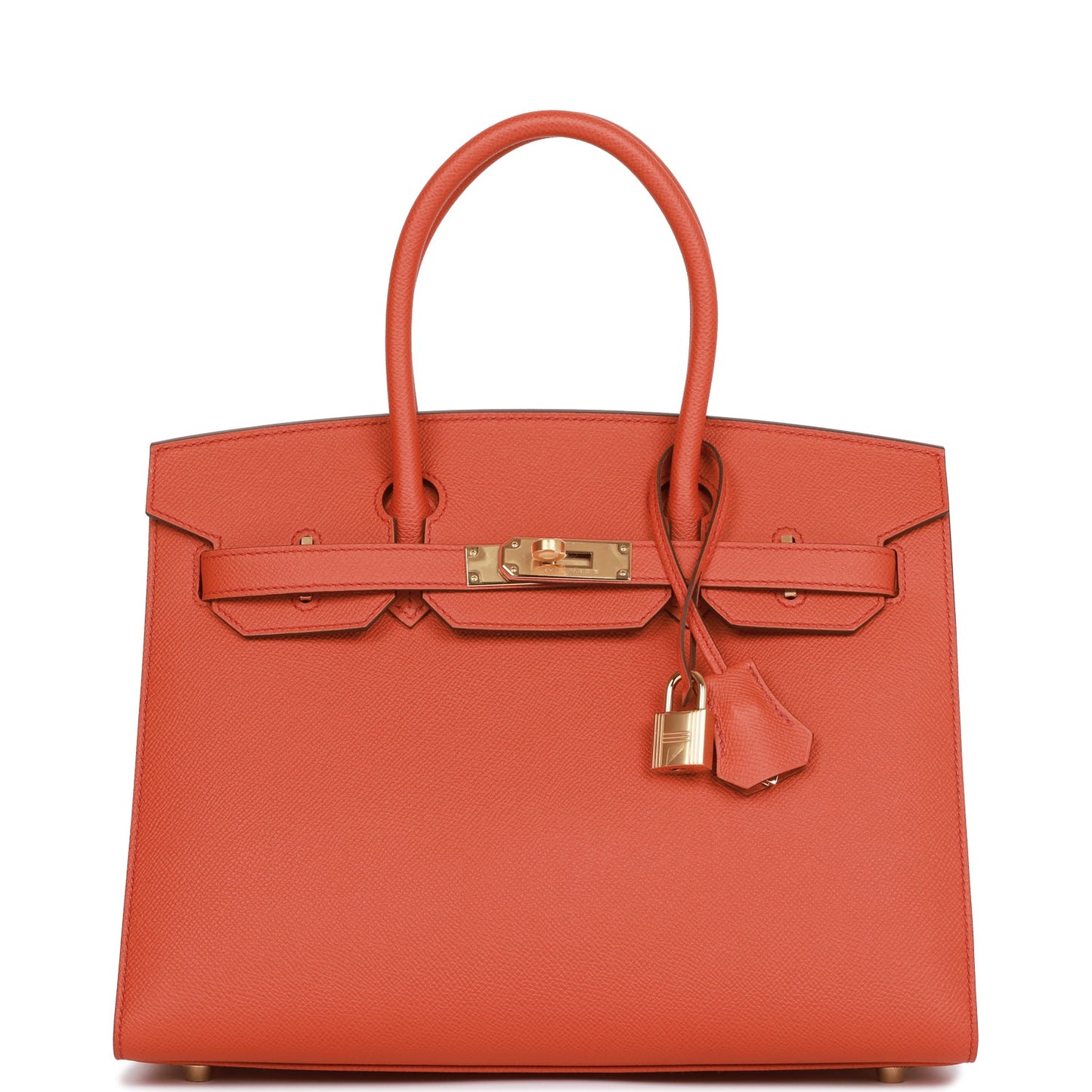 Hermes Birkin Sellier Terre Battue Epsom Hardware Handbag Gold Travel Bag