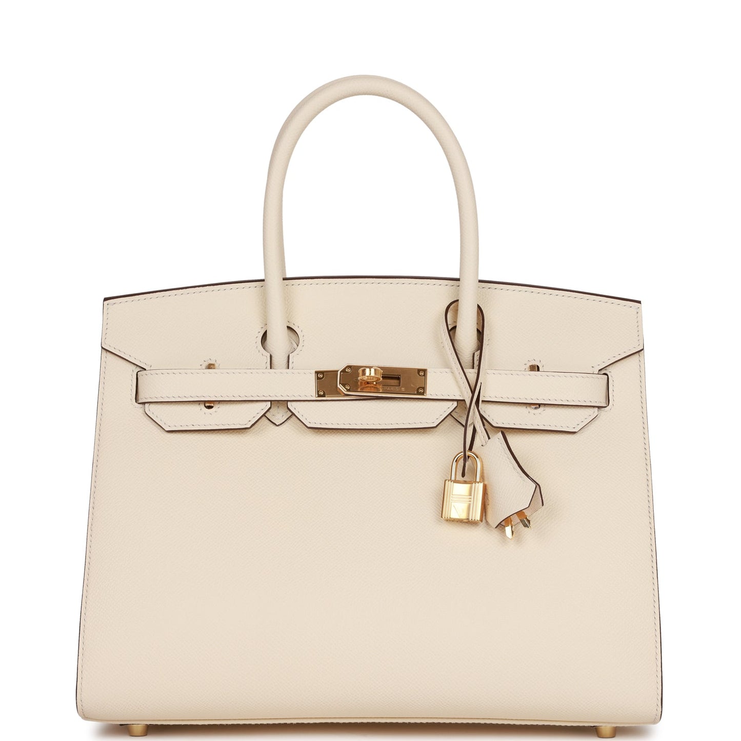 Hermes Birkin Sellier Nata Epsom Hardware Handbag Gold Travel Bag