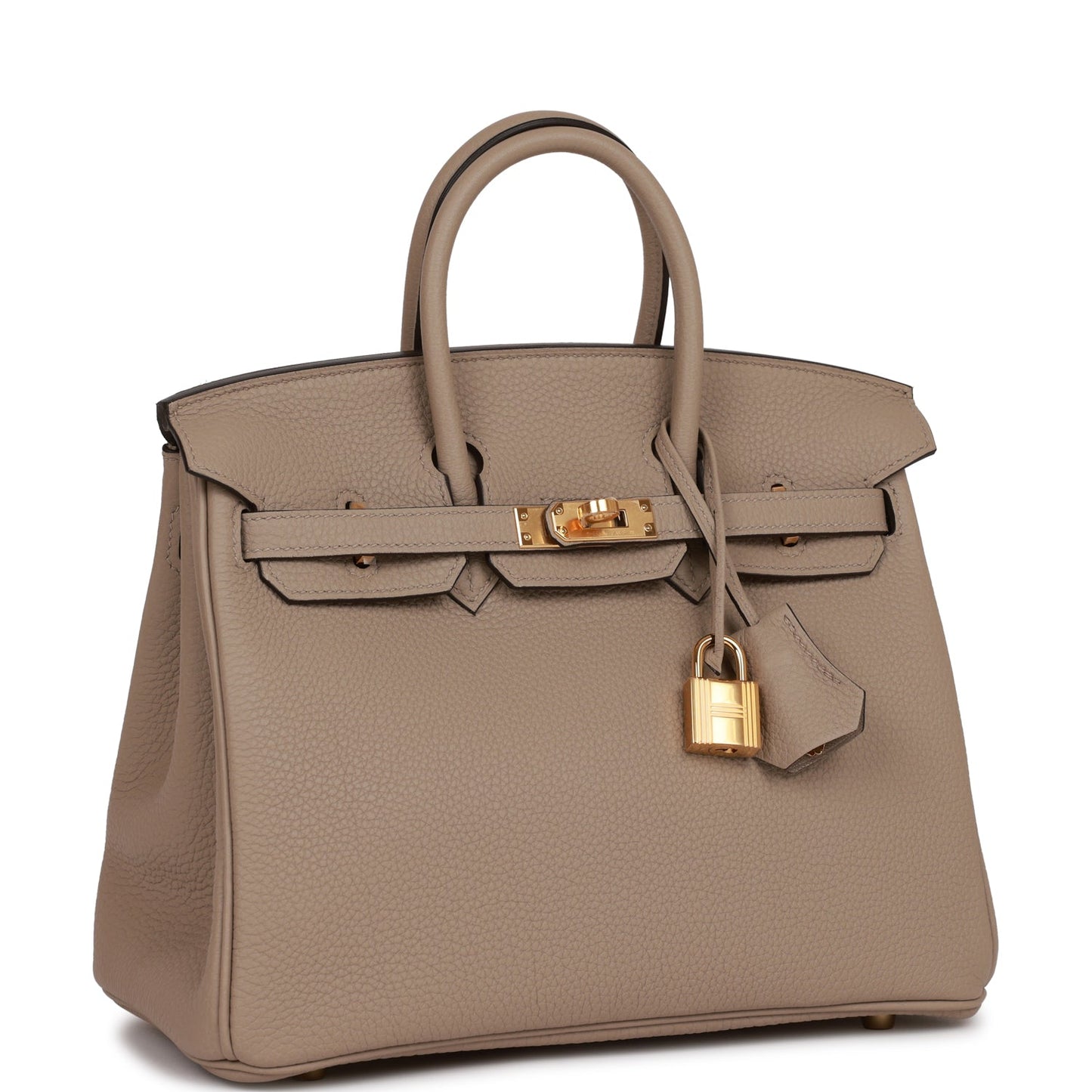 Hermes Birkin Gris Tourterelle Togo Hardware Handbag Gold Travel Bag Gold Hardware
