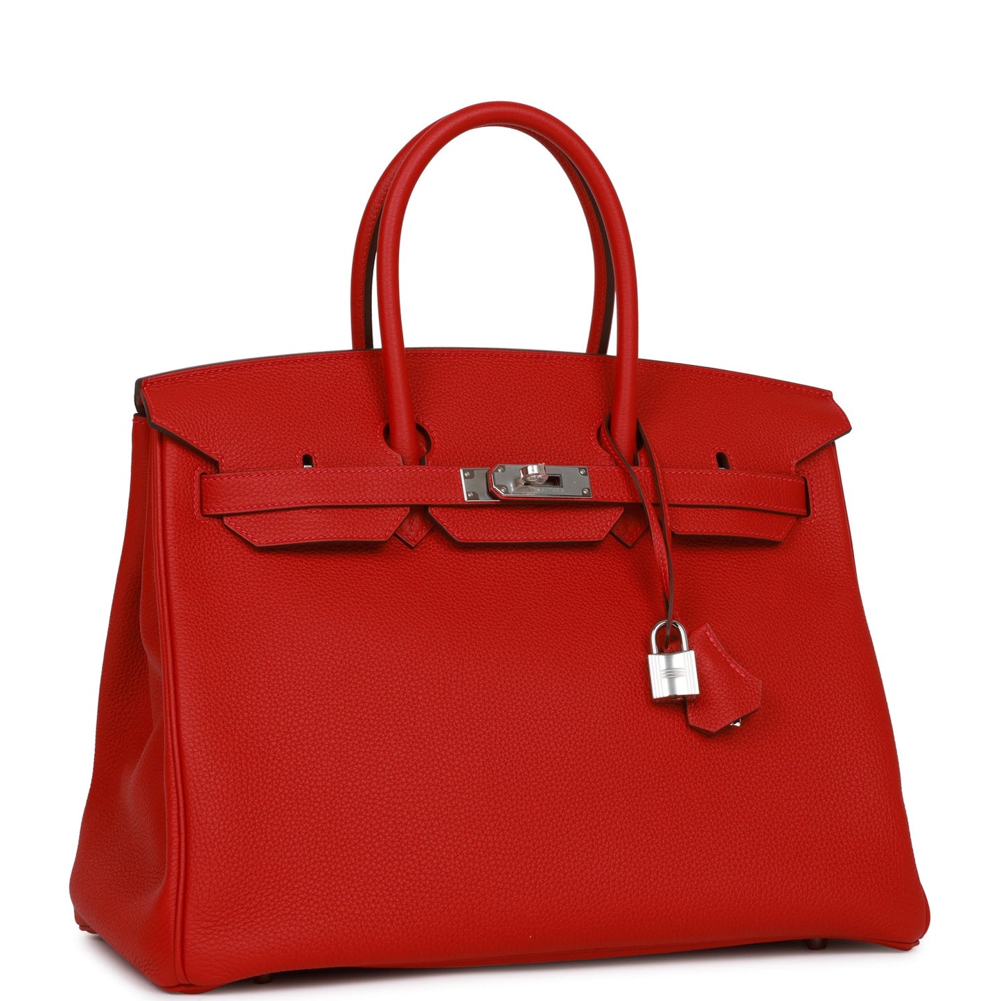 Hermes Birkin Rouge Cas Ue Togo Palladium Hardware Travel Bag