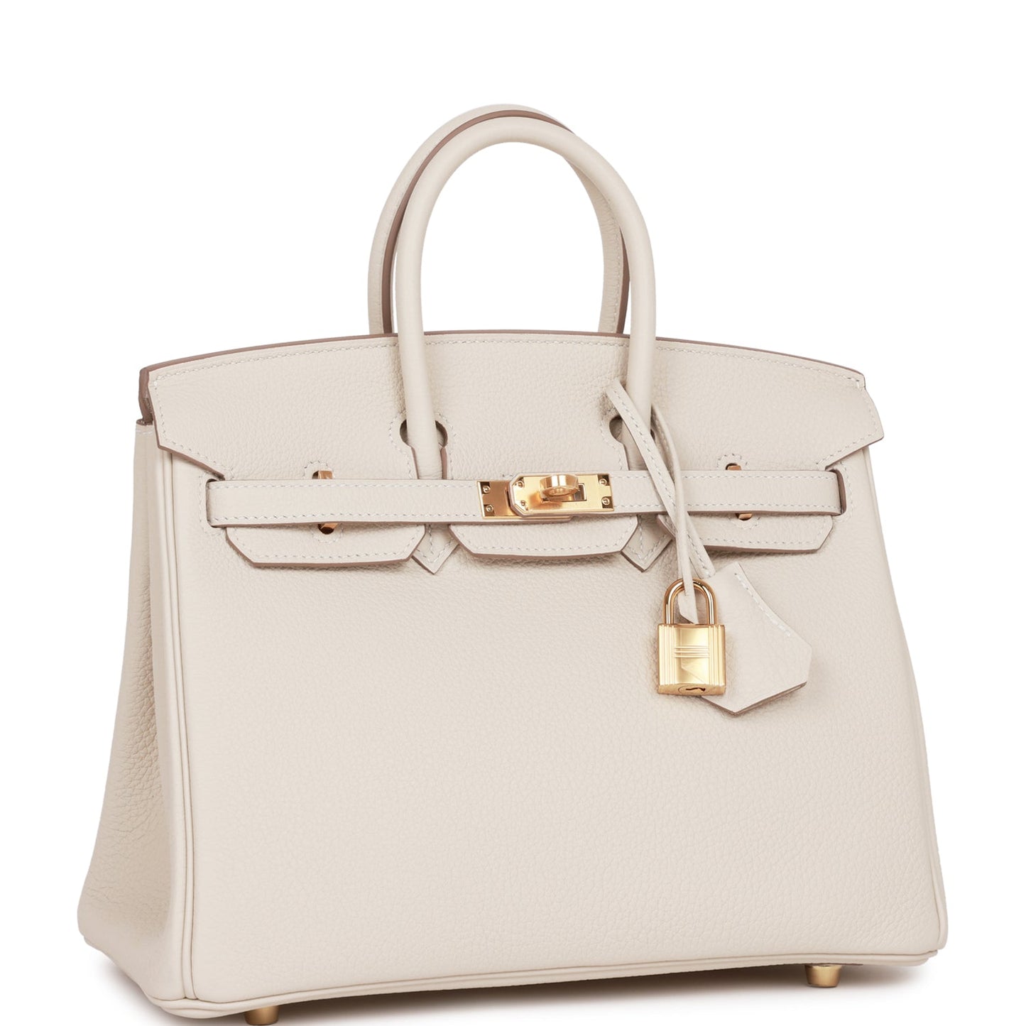 Hermes Birkin Craie Togo Hardware Handbag Gold Travel Bag