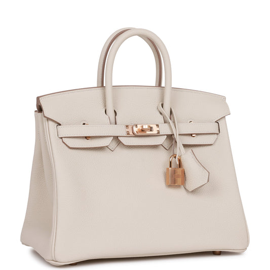Hermes Birkin Craie Togo Rose Hardware Handbag Gold Travel Bag Hardware 5
