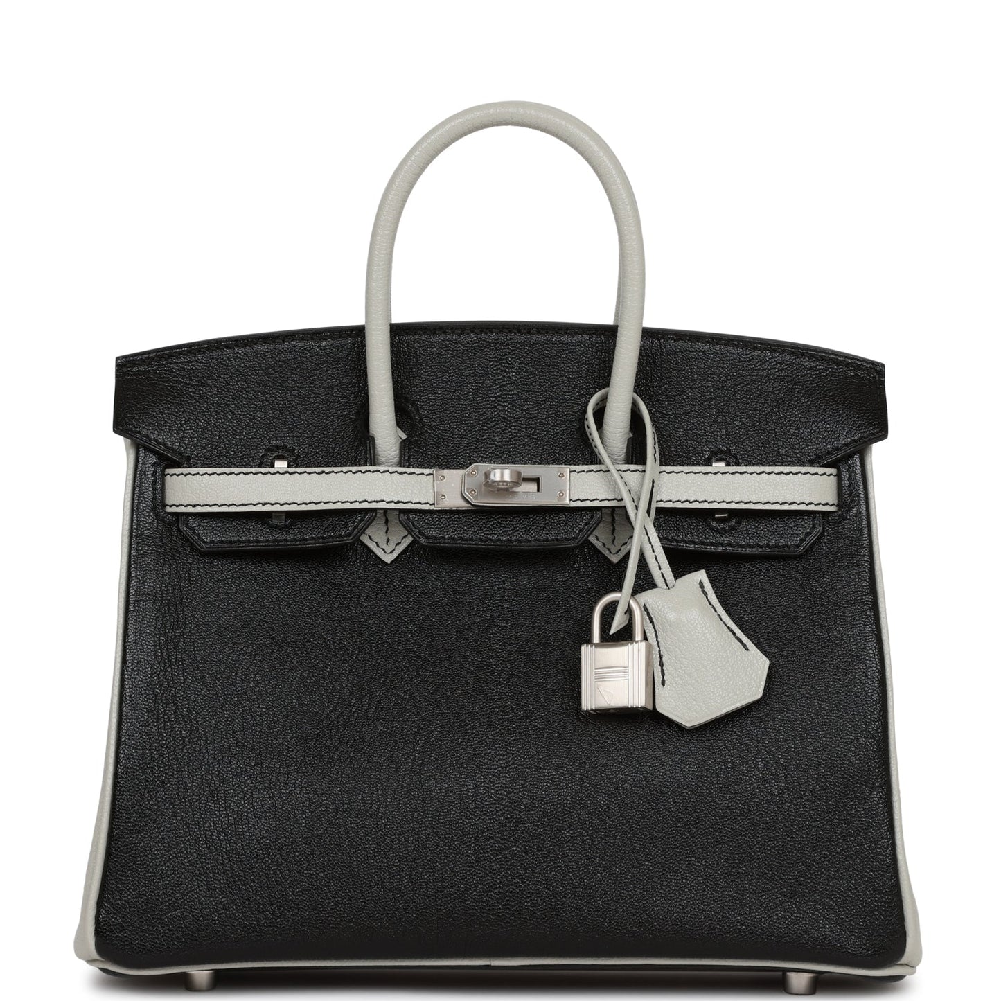 Hermes Special Order Hss Birkin And Gris Perle Chèvre Black Travel Bag