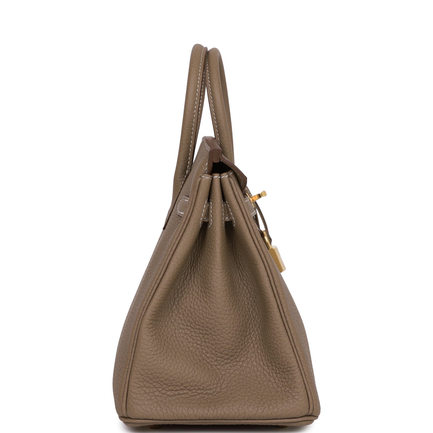 Hermes Birkin Etoupe Togo Hardware Handbag Gold Travel Bag 13