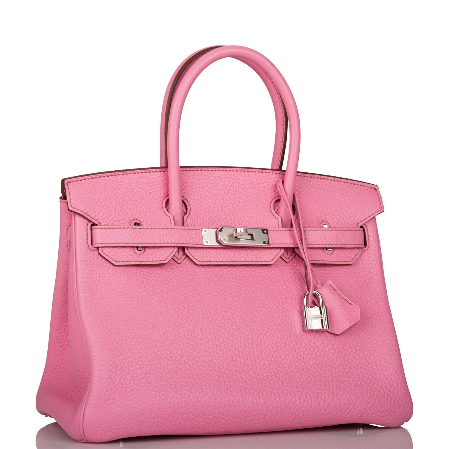 Hermes Birkin Bubblegum Togo Palladium Hardware Handbag Travel Bag