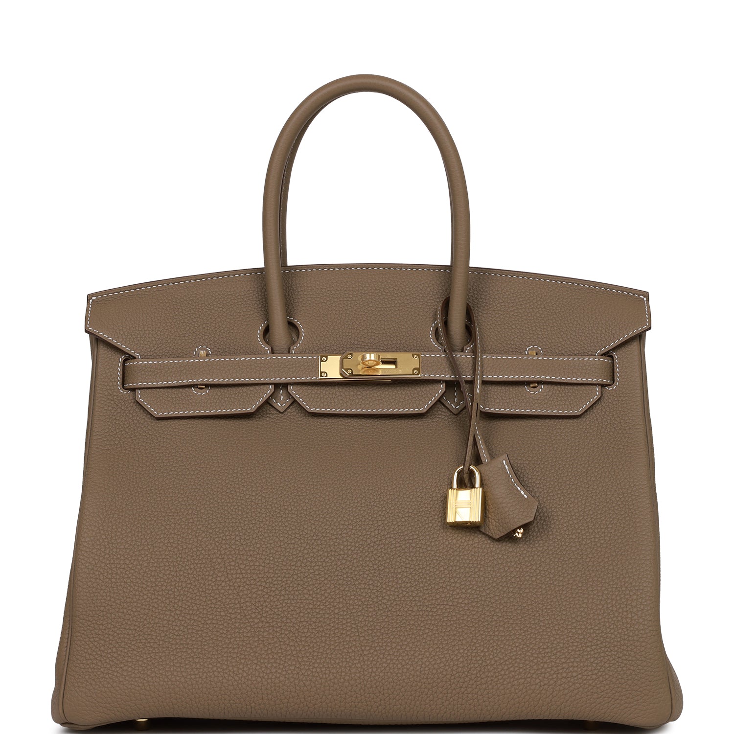 Hermes Birkin Etoupe Togo Hardware Handbag Gold Travel Bag Hardware 4