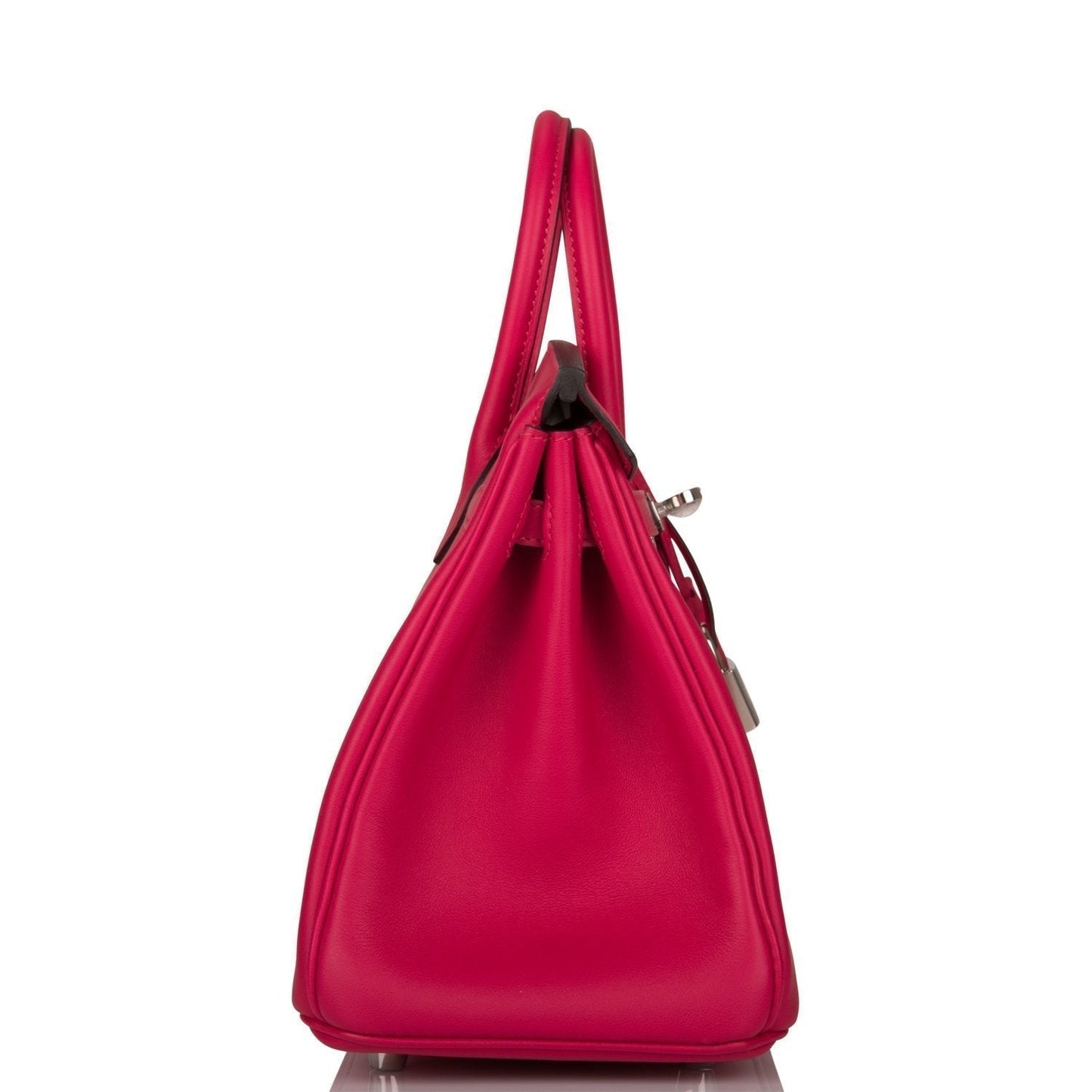 Hermes Birkin Framboise Swift Palladium Hardware Handbag Travel Bag