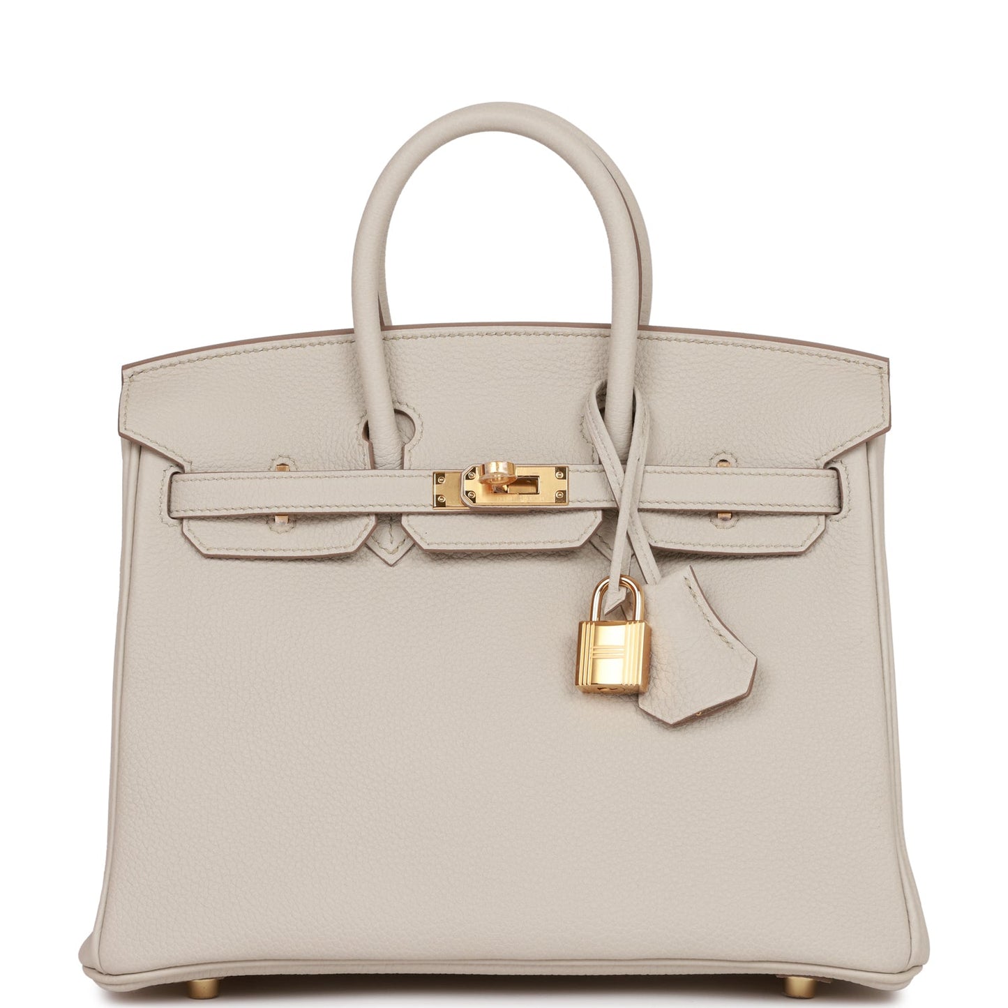 Hermes Birkin Beton Togo Hardware Handbag Gold Travel Bag 3