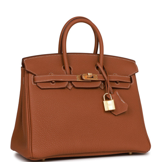 Hermes Birkin Togo Hardware Handbag Gold Travel Bag 48