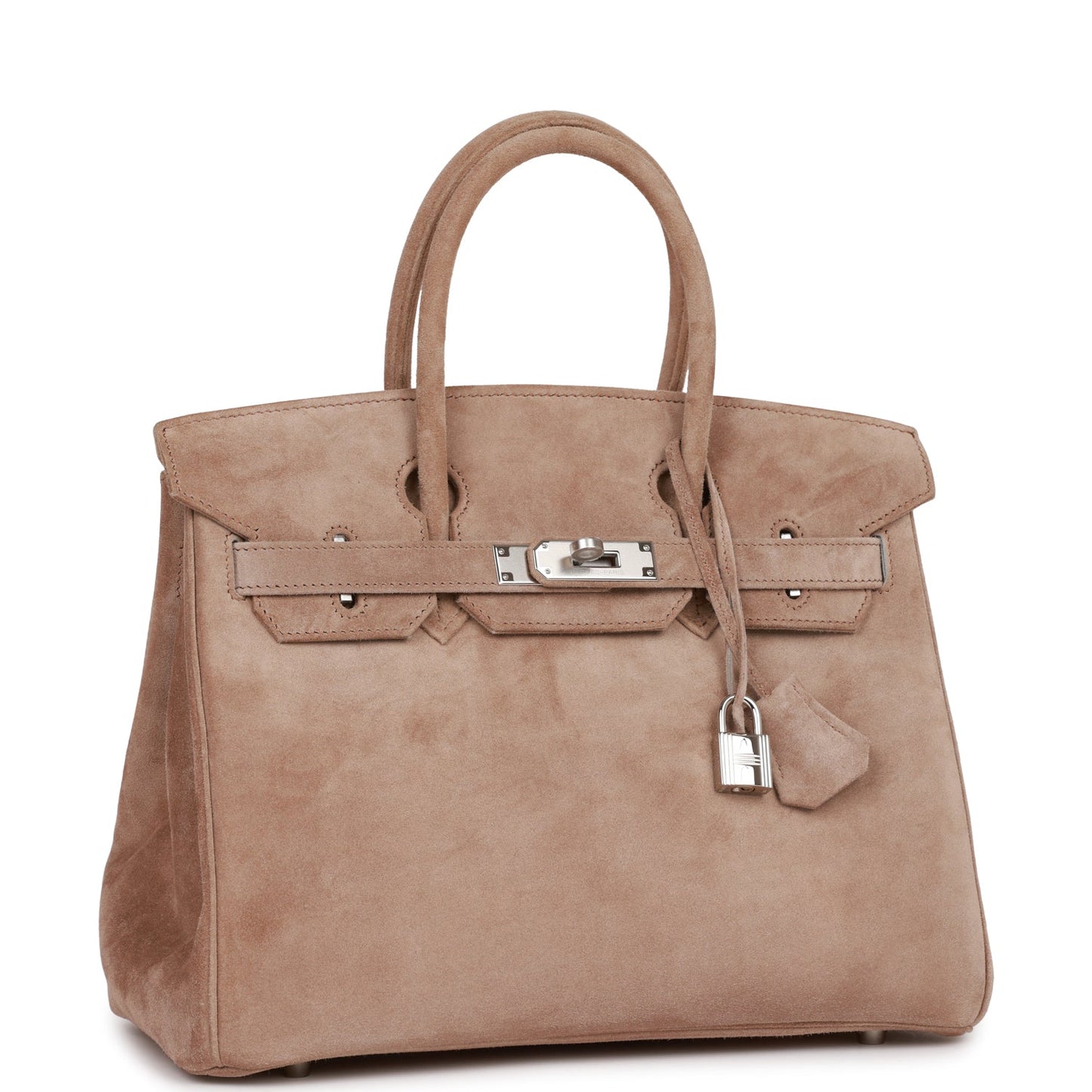 Hermes Birkin Gris Perle Doblis Palladium Hardware Handbag Travel Bag