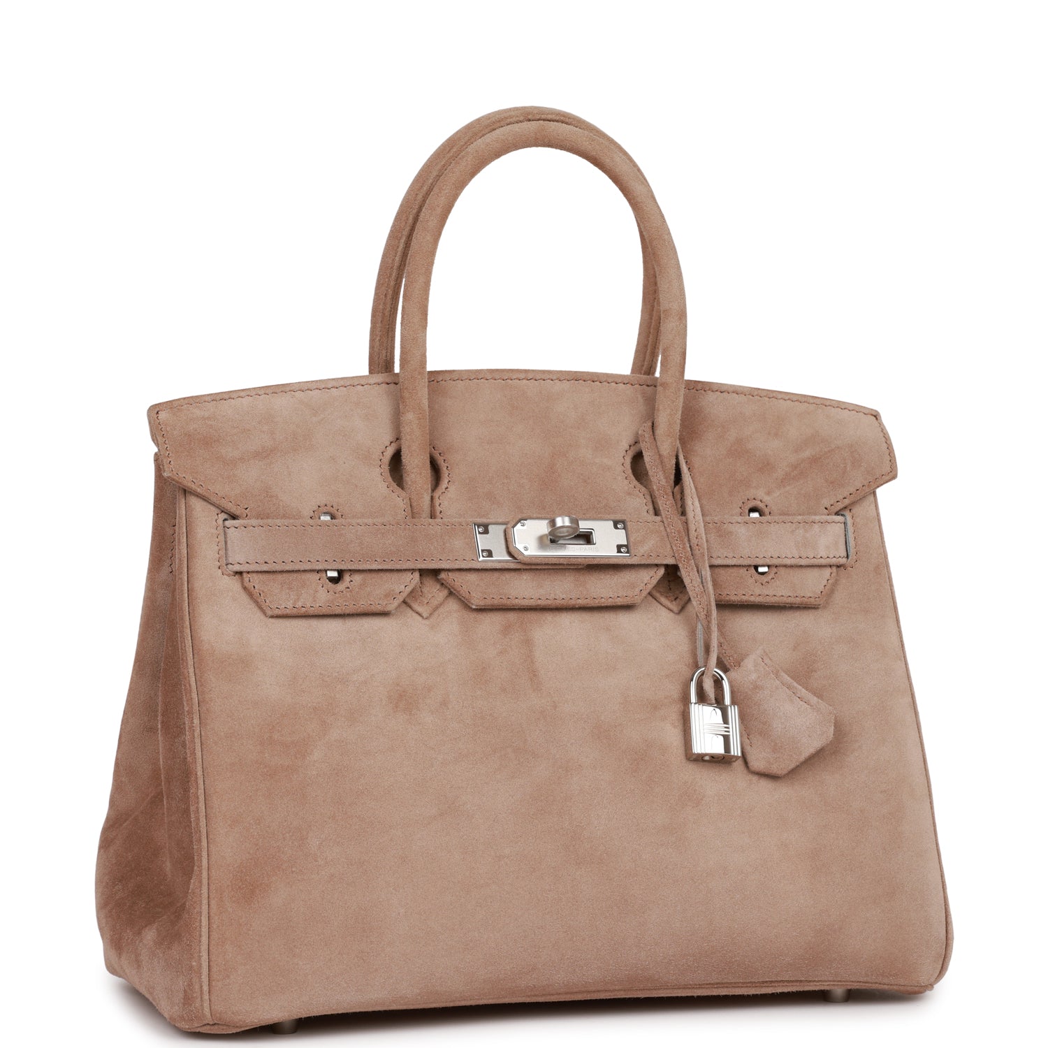 Hermes Birkin Gris Perle Doblis Palladium Hardware Handbag Travel Bag