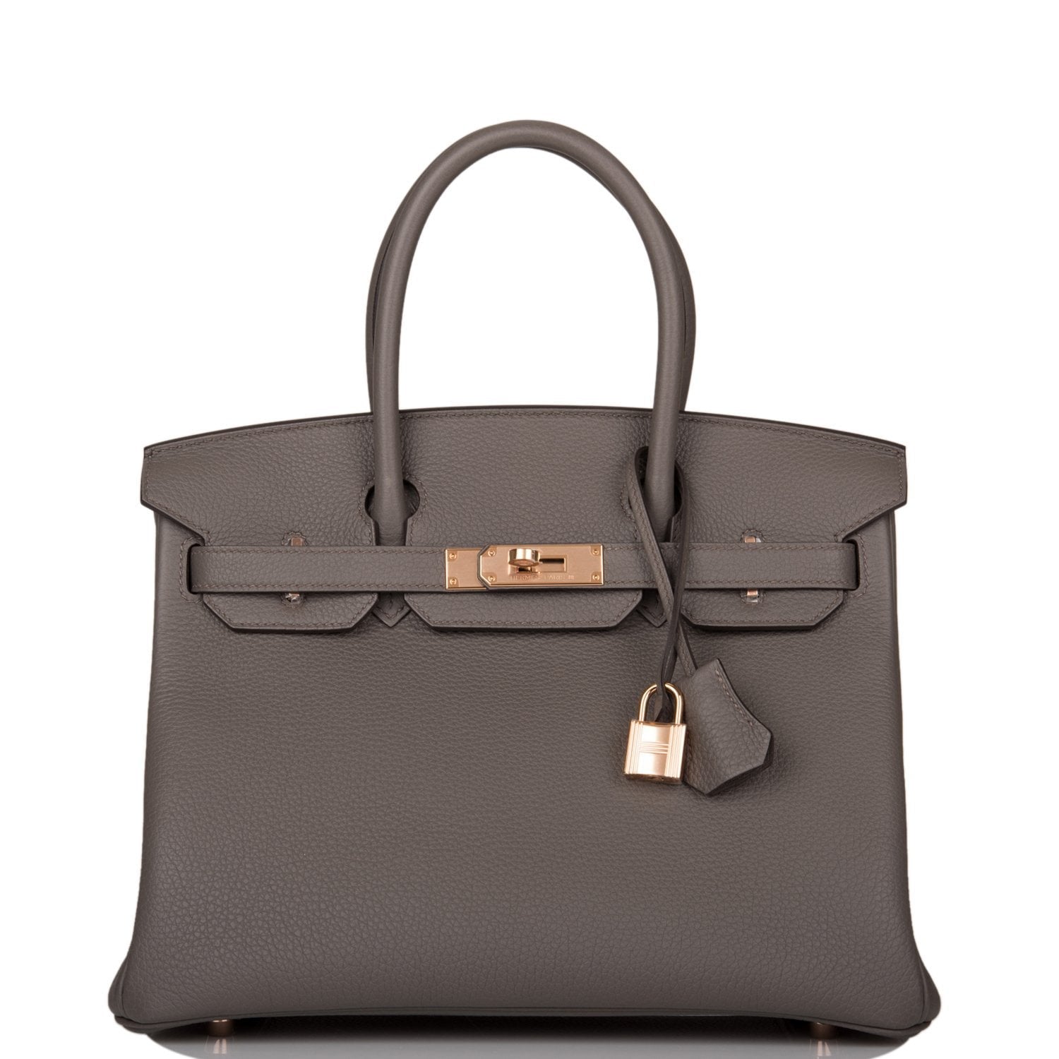 Hermes Birkin Etain Togo Rose Hardware Handbag Gold Travel Bag Hardware 1