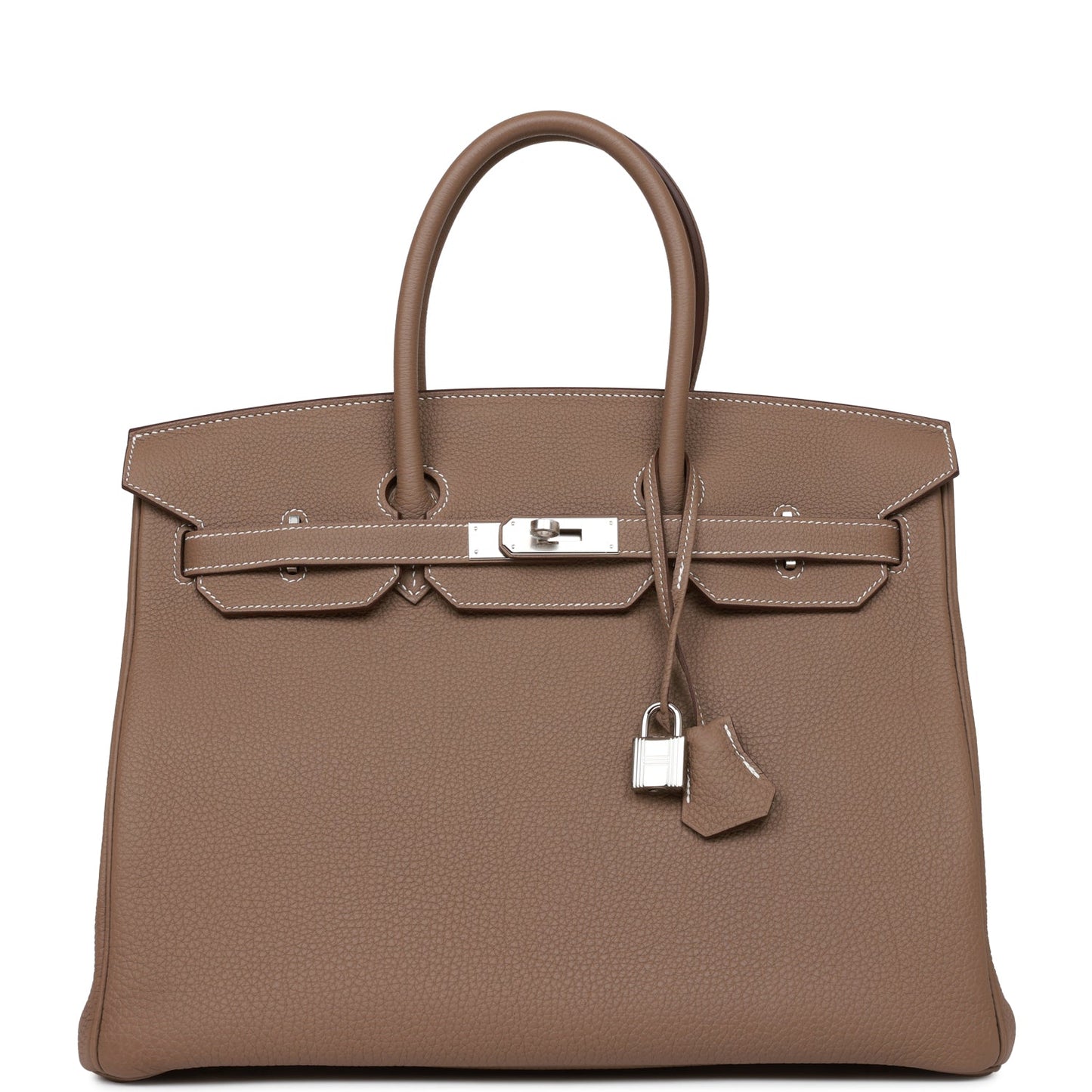 Hermes Birkin Etoupe Togo Palladium Hardware Handbag Travel Bag Hardware 3