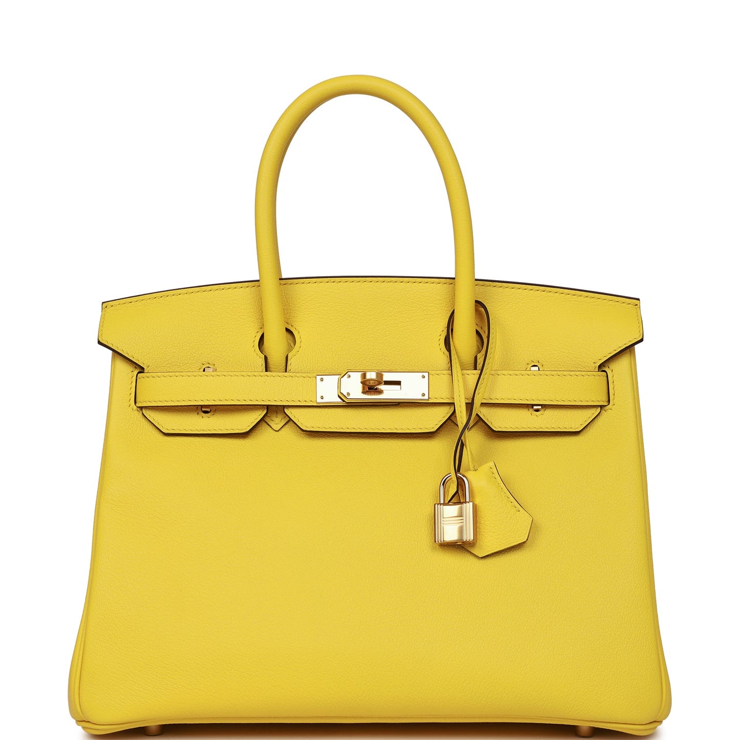 Hermes Birkin Jaune De Naples Taurillon Novillo Hardware Gold Travel Bag
