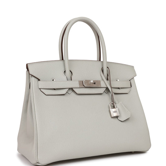 Hermes Special Order Hss Birkin Gris Perle Verso Travel Bag