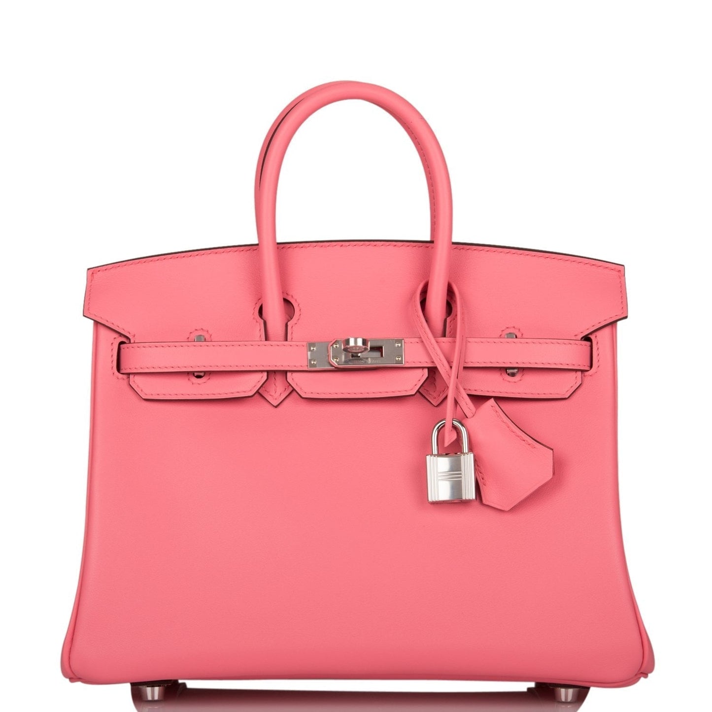 Hermes Birkin Rose Ete Swift Palladium Hardware Handbag Travel Bag Palladium Hardware