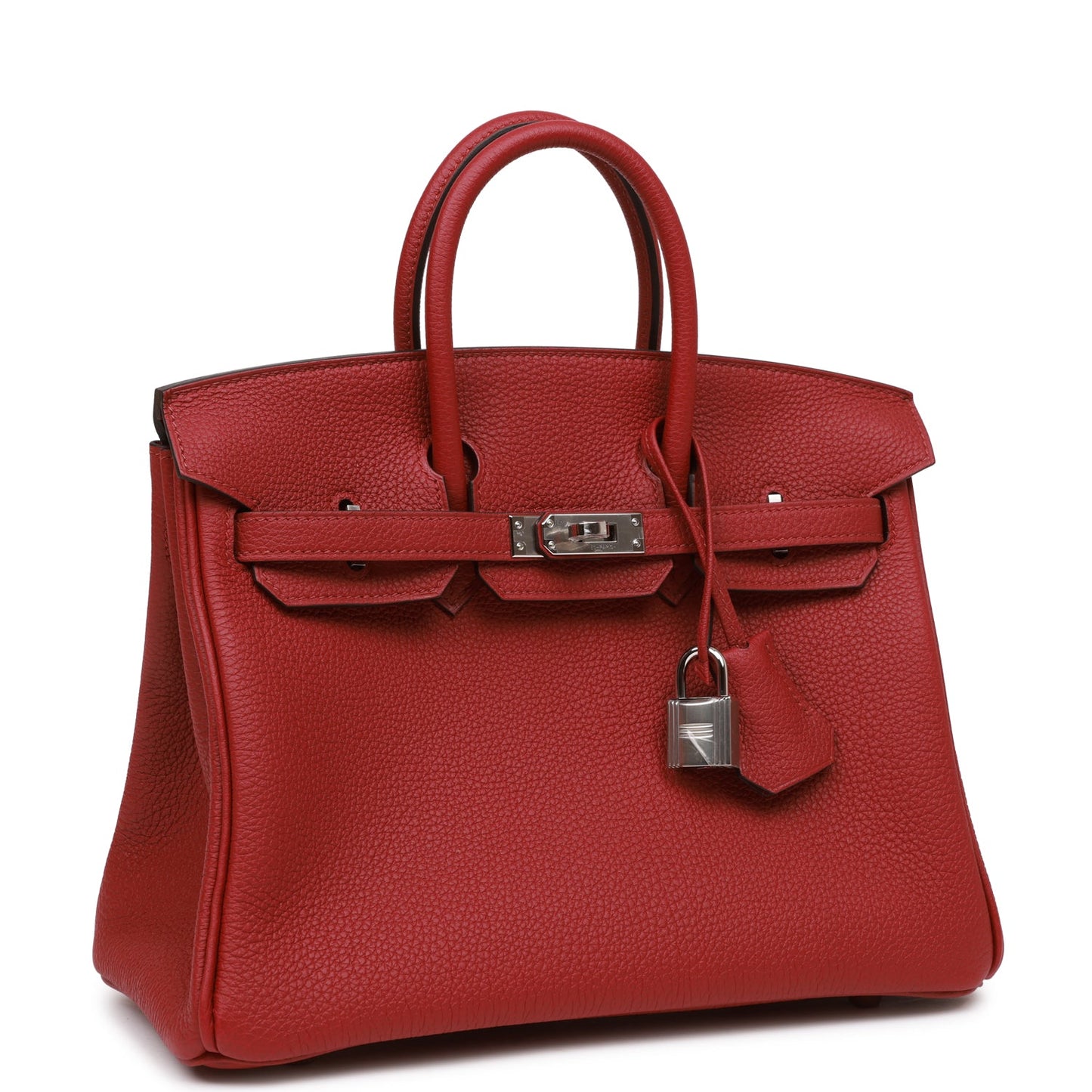 Hermes Birkin Rouge Grenat Togo Palladium Hardware Handbag Travel Bag
