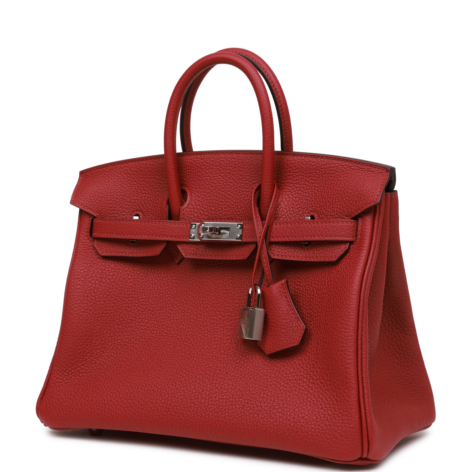 Hermes Birkin Rouge Grenat Togo Palladium Hardware Handbag Travel Bag