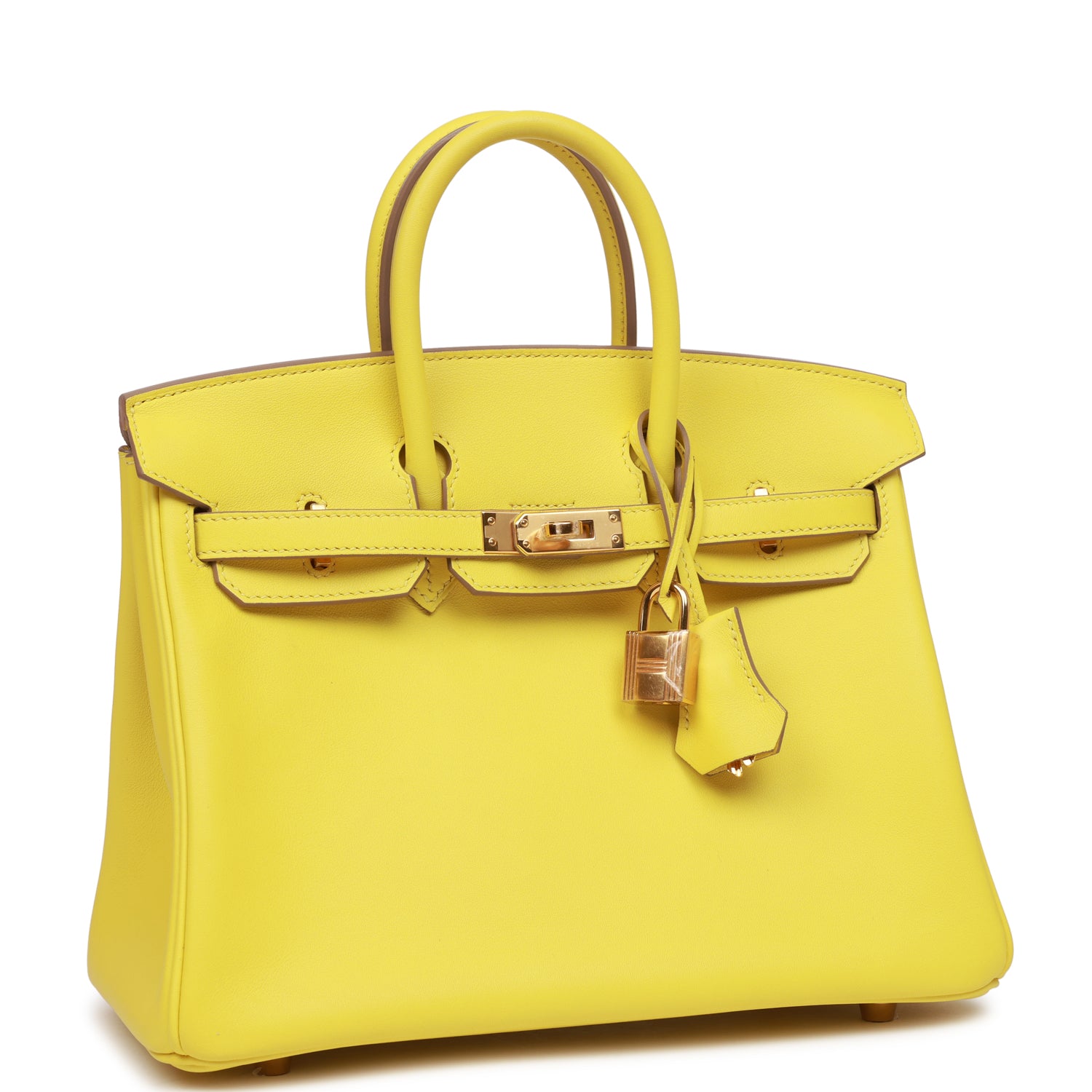 Hermes Birkin Lime Swift Hardware Handbag Gold Travel Bag