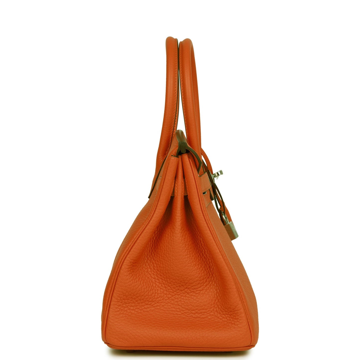 Hermes Birkin Feu Clemence Palladium Hardware Handbag Travel Bag