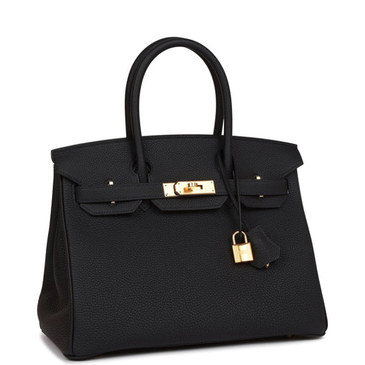 Hermes Birkin Caban Togo Hardware Handbag Gold Travel Bag